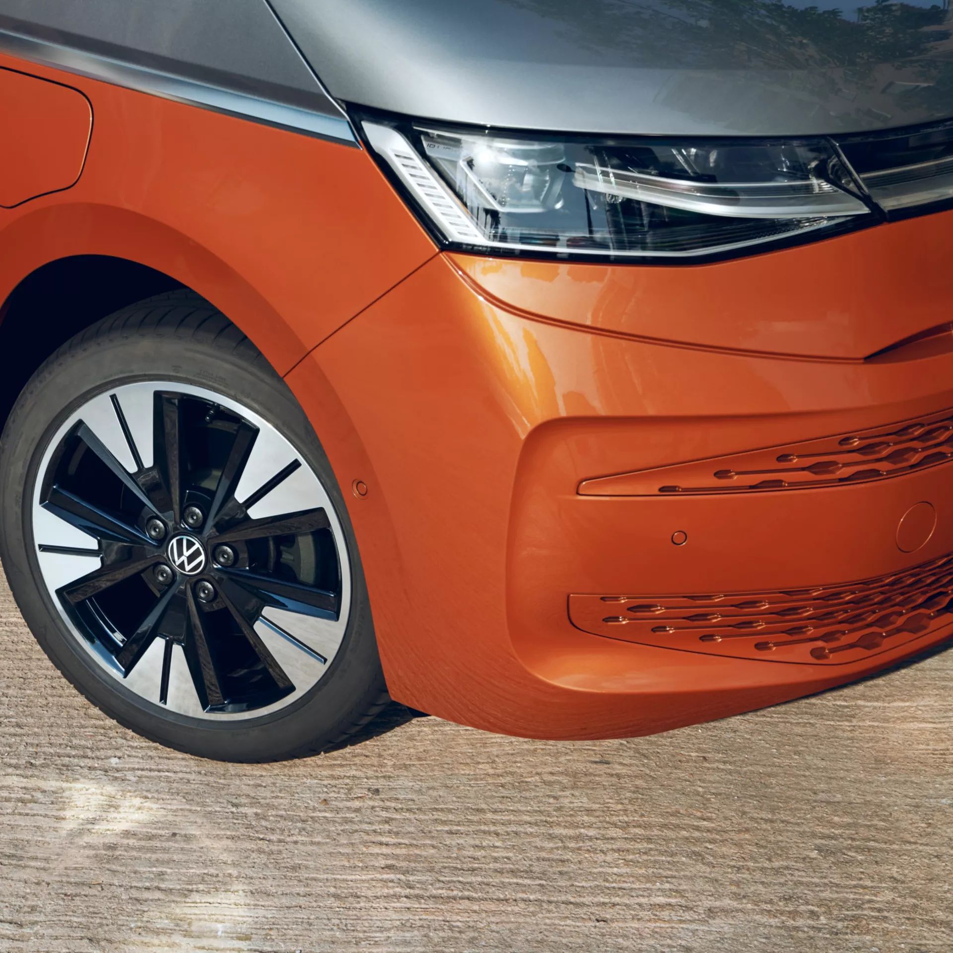 Volkswagen Multivan, detail světel