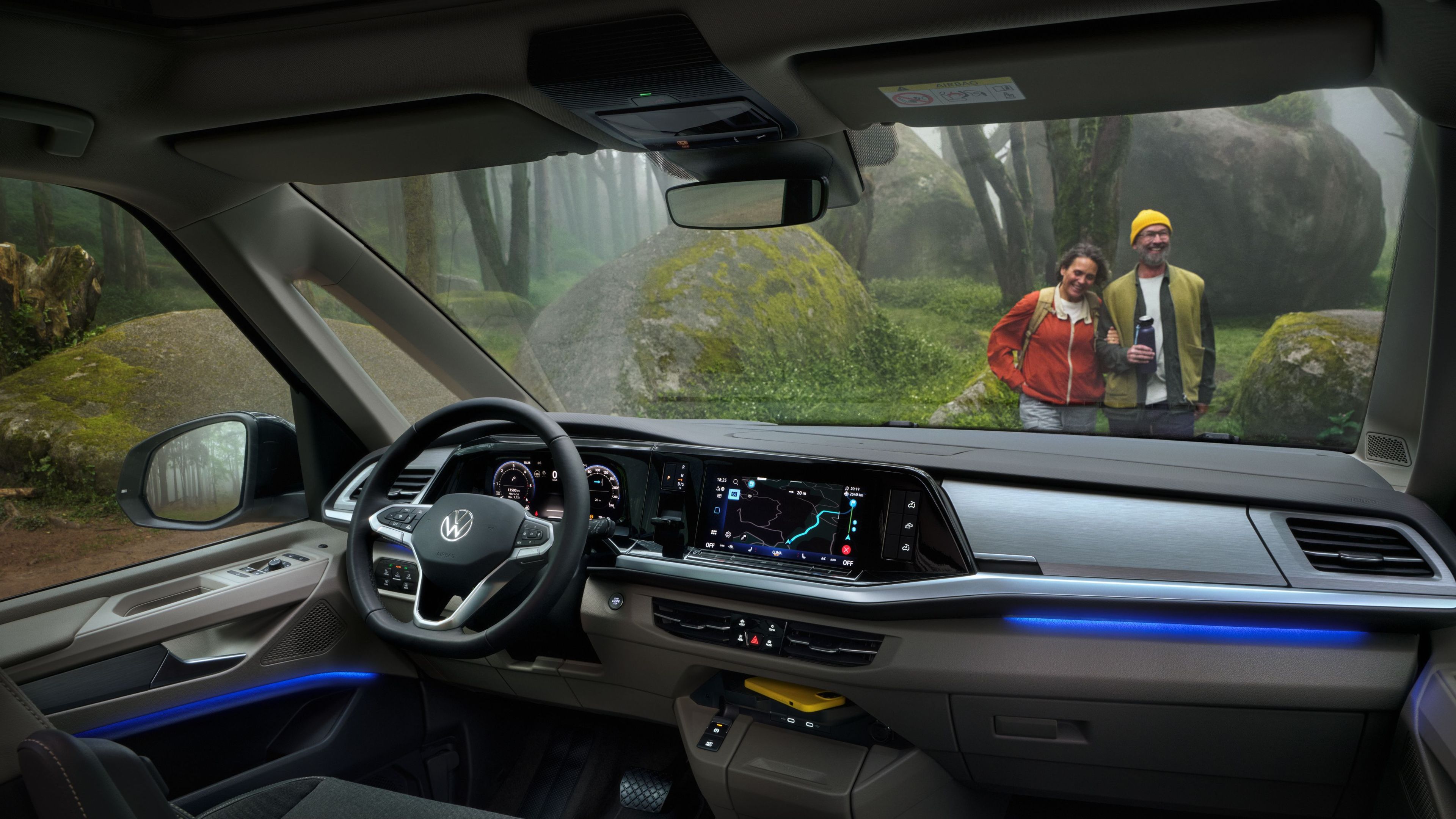 Interiér vozu Volkswagen California