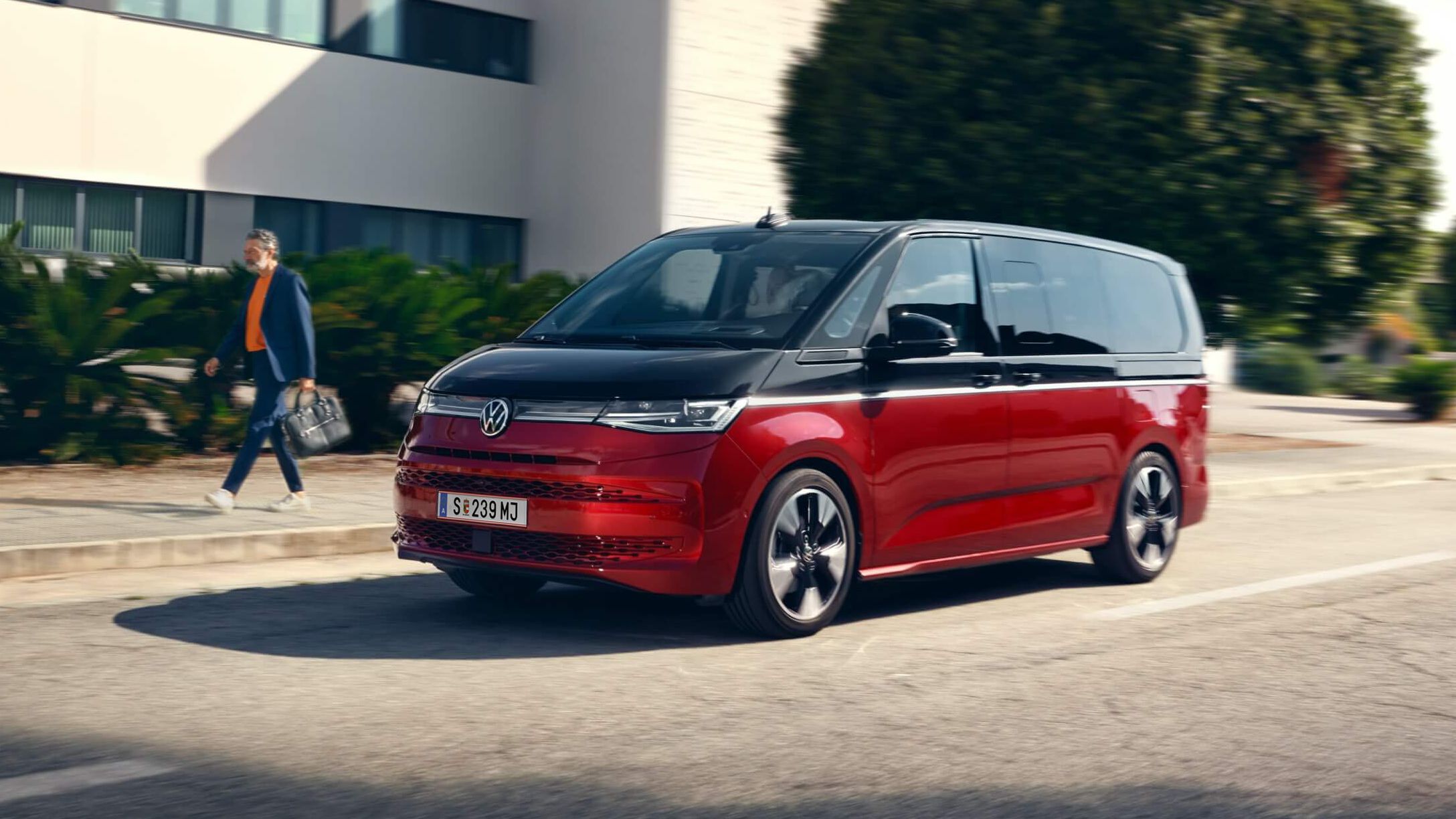 Volkswagen Multivan za jízdy