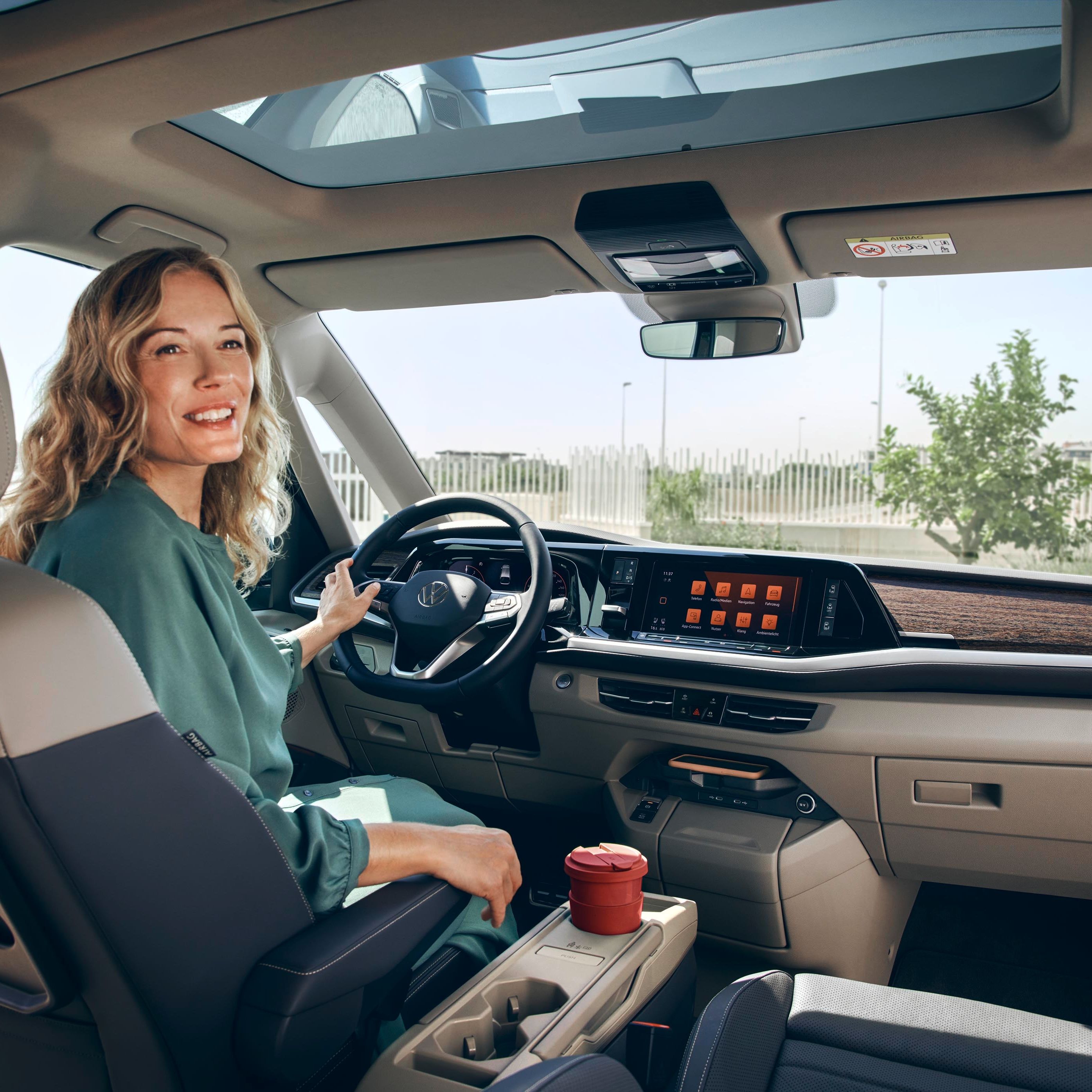 Interiér vozu Multivan