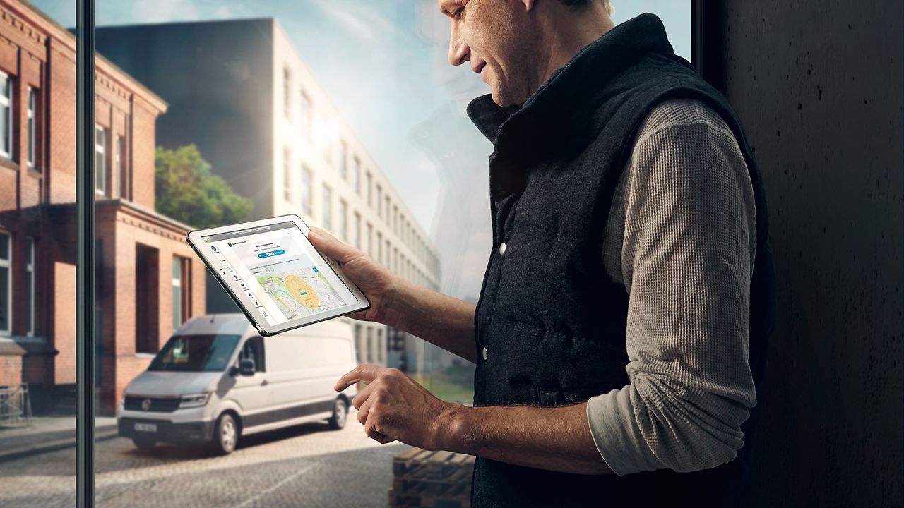 VW Nutzfahrzeuge Infotainment Display 
