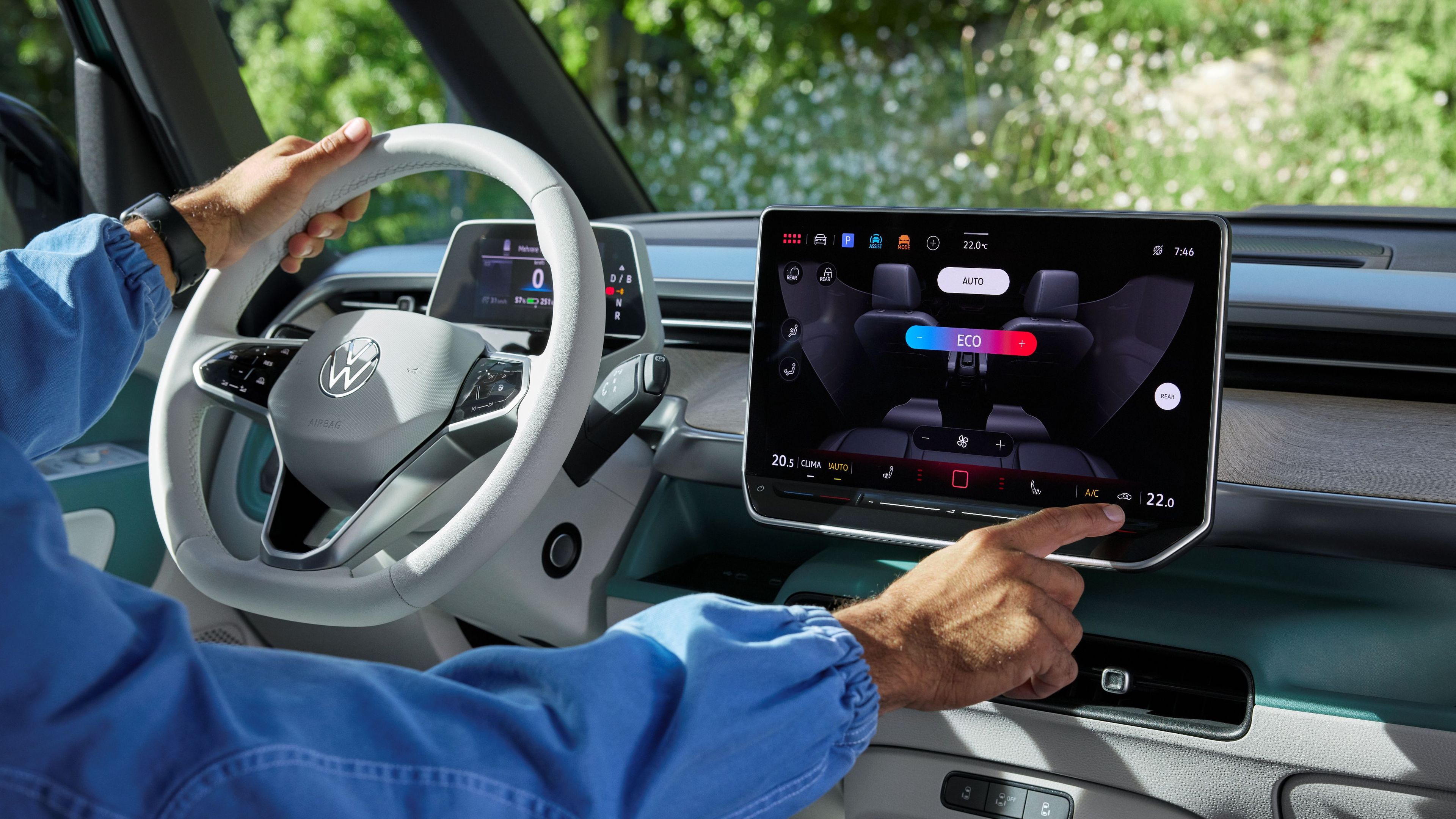 Interiér vozu Volkswagen ID. Buzz