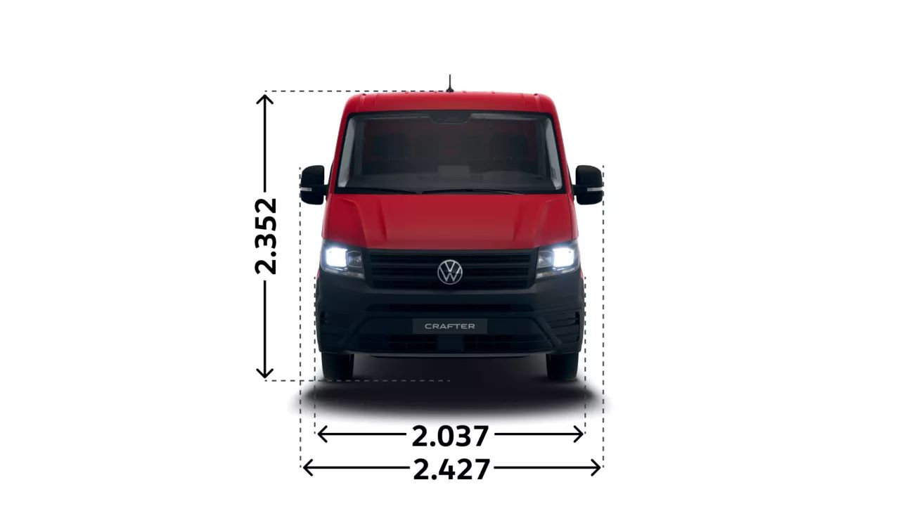 Volkswagen Crafter podvozek dvojkabina