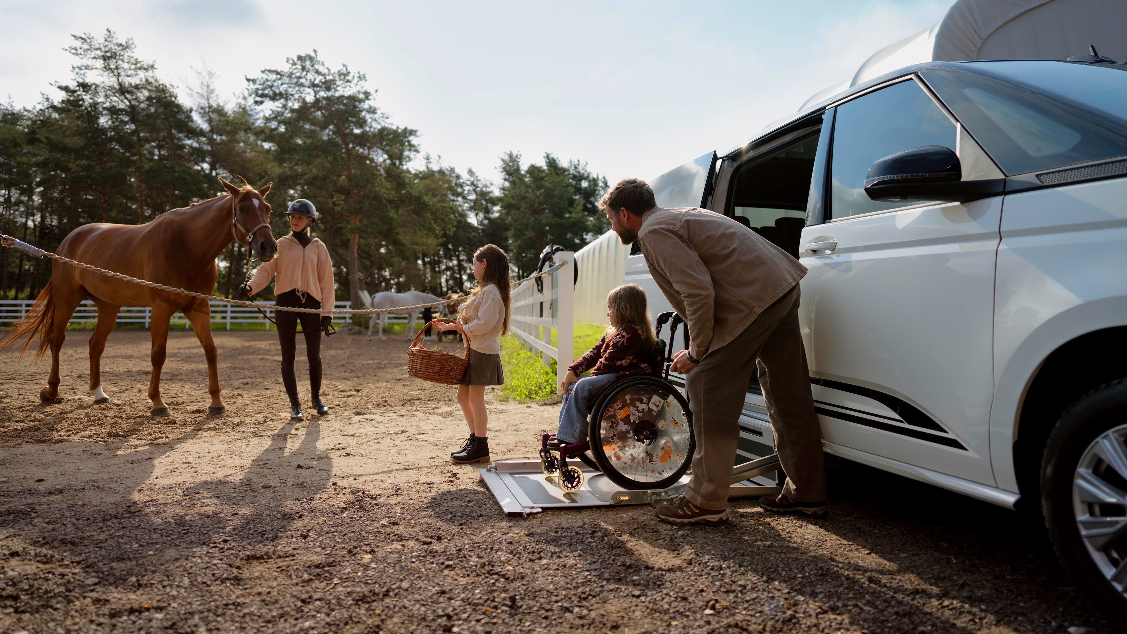 Volkswagen Multivan bez bariér