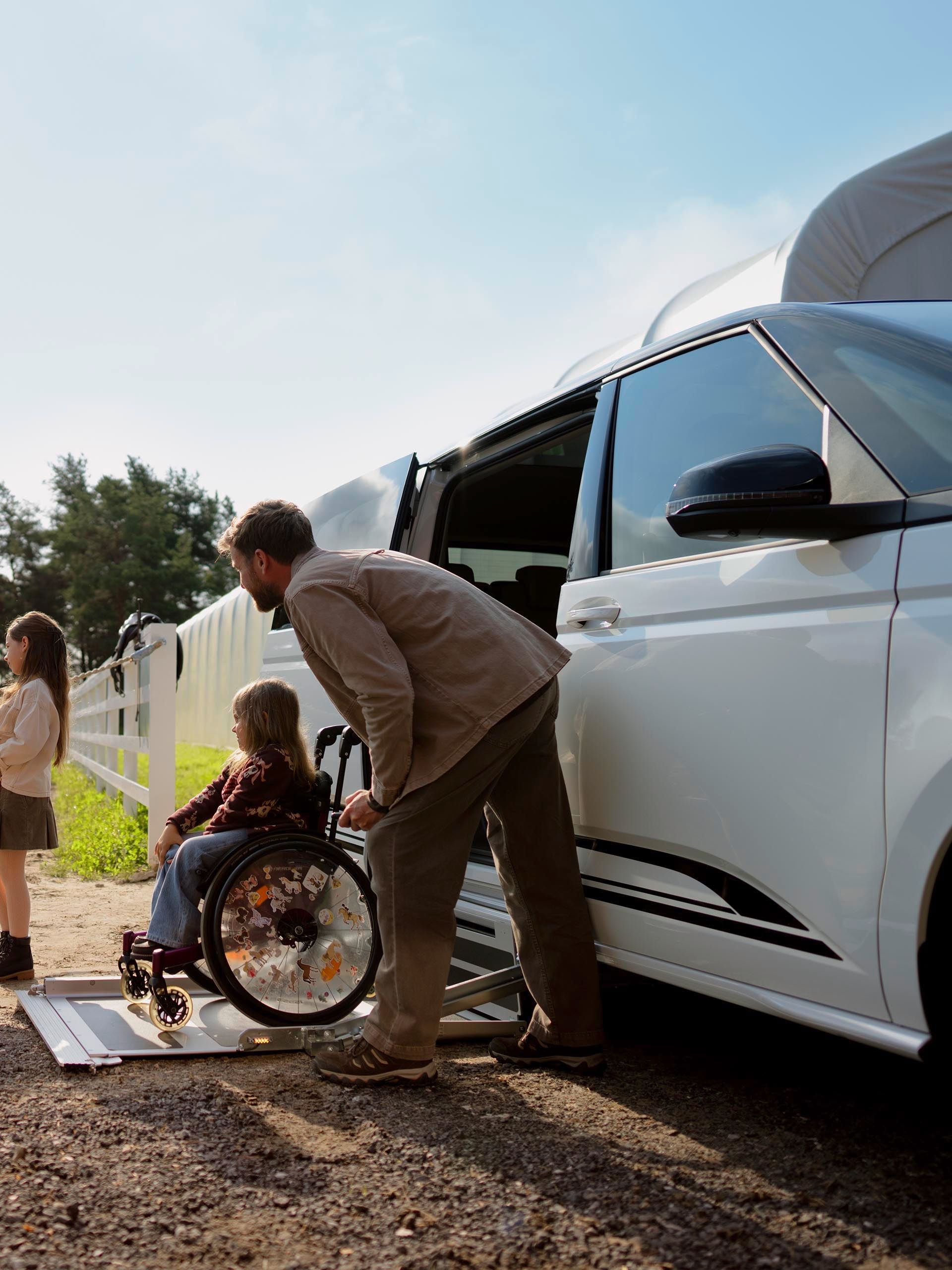 Volkswagen Multivan bez bariér