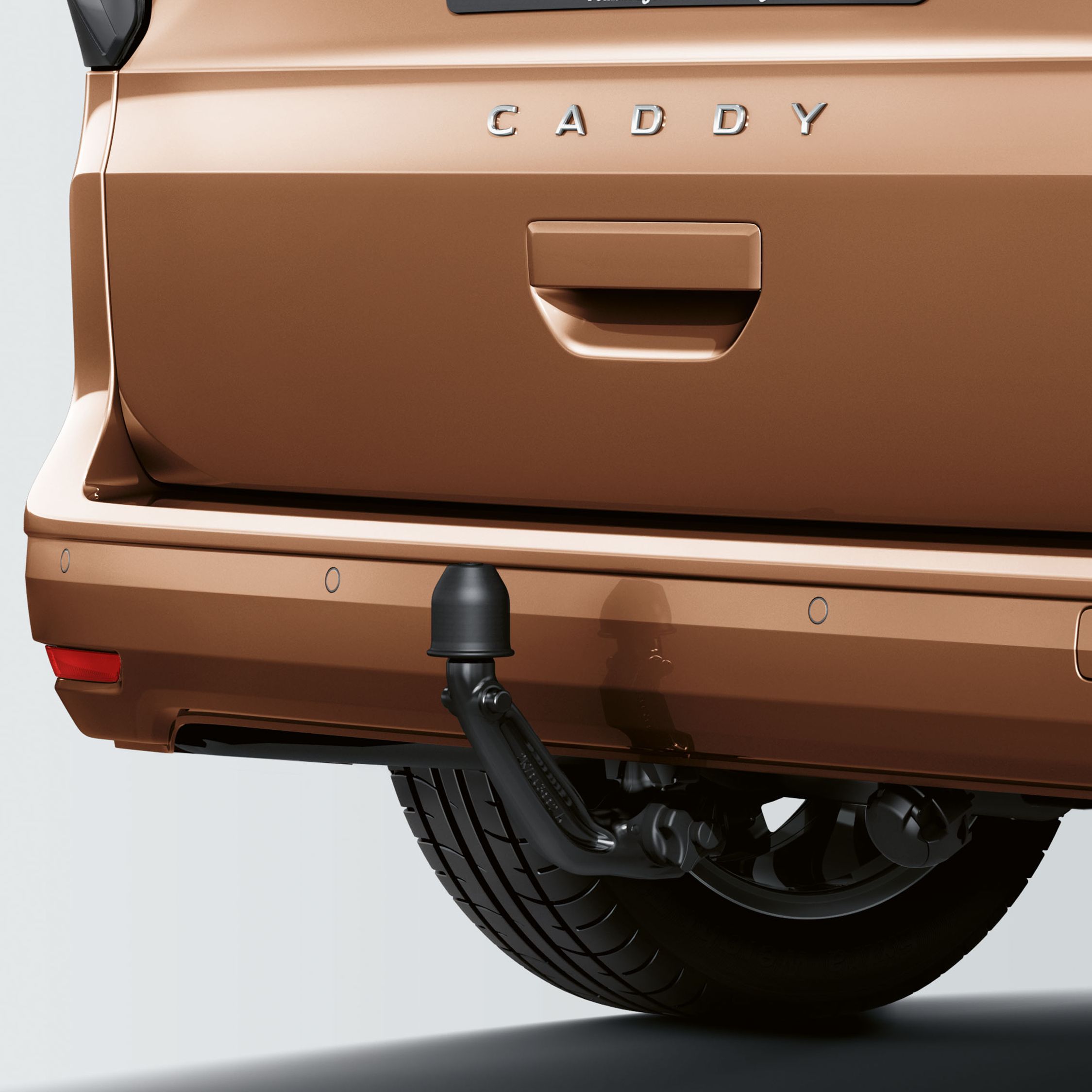 Volkswagen Caddy, detail tažné zařízení