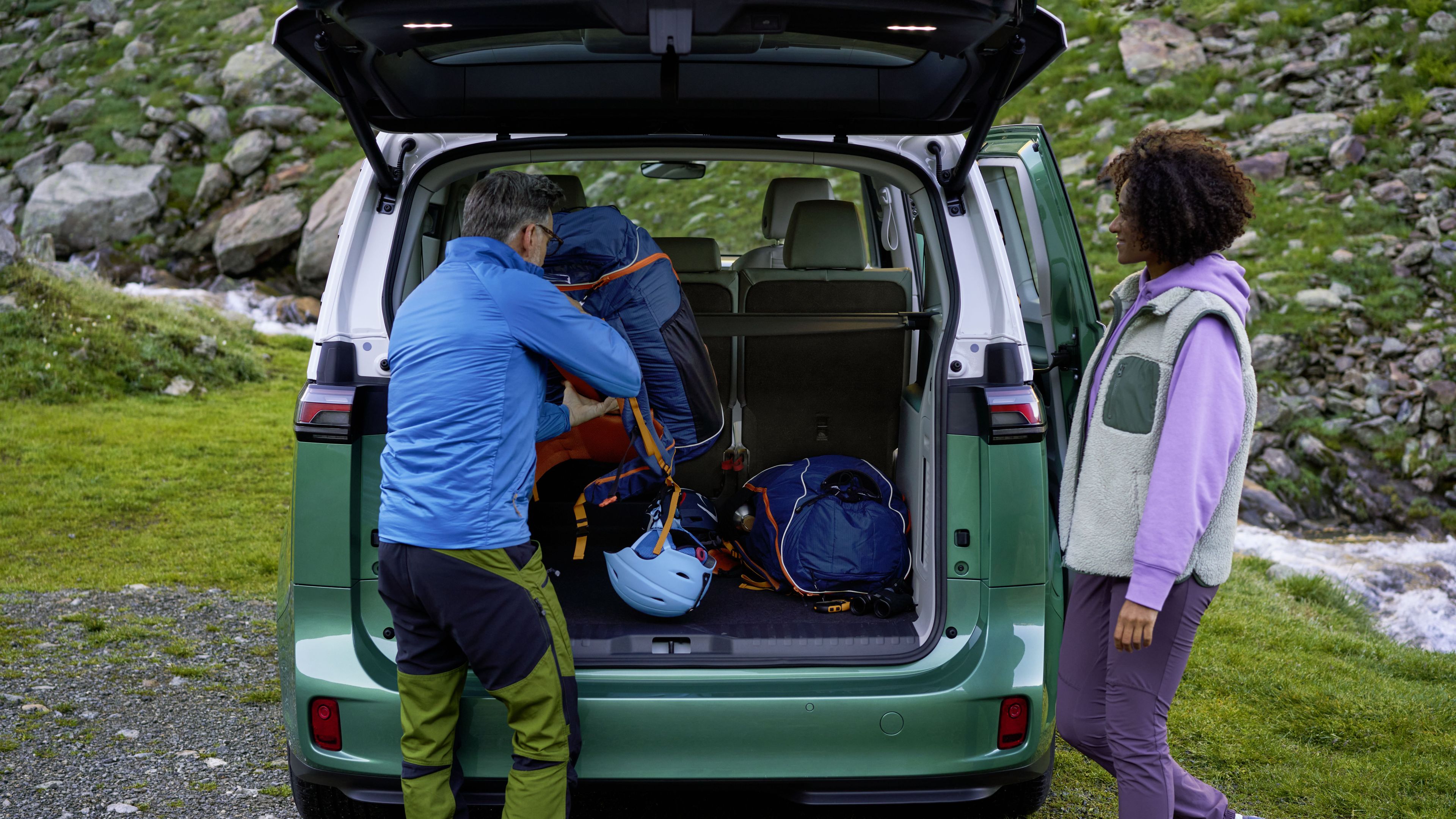 Zavazadlový prostor modelu Volkswagen ID. Buzz