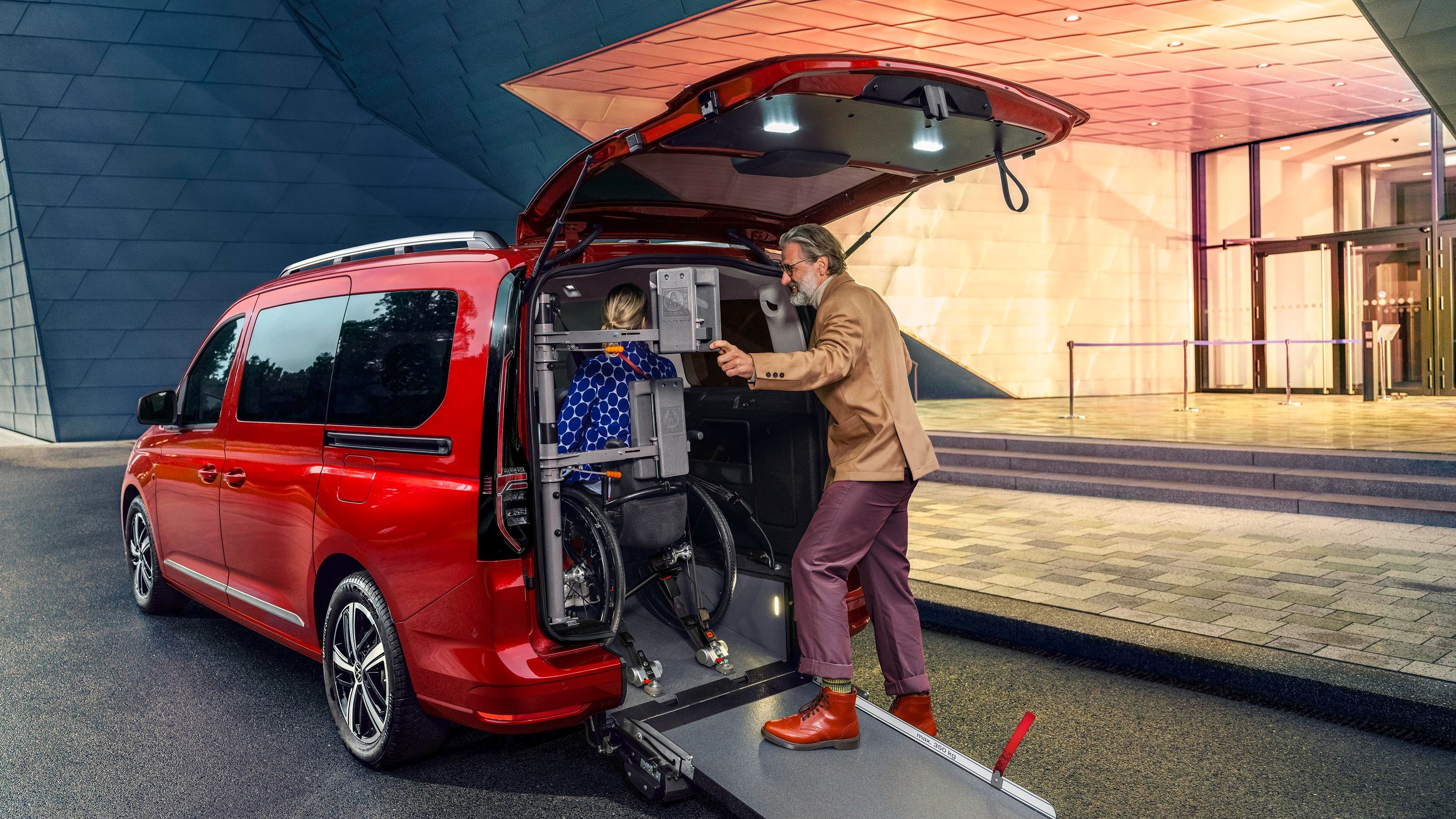 Volkswagen Caddy bez bariér