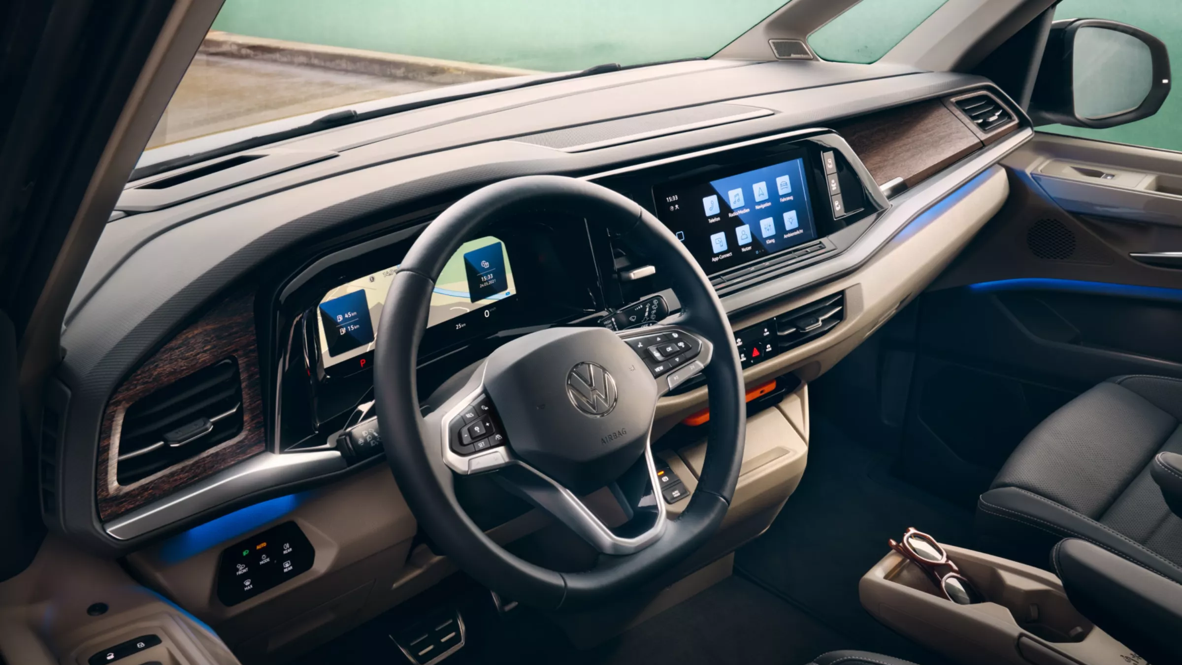 Interiér vozu Volkswagen Multivan