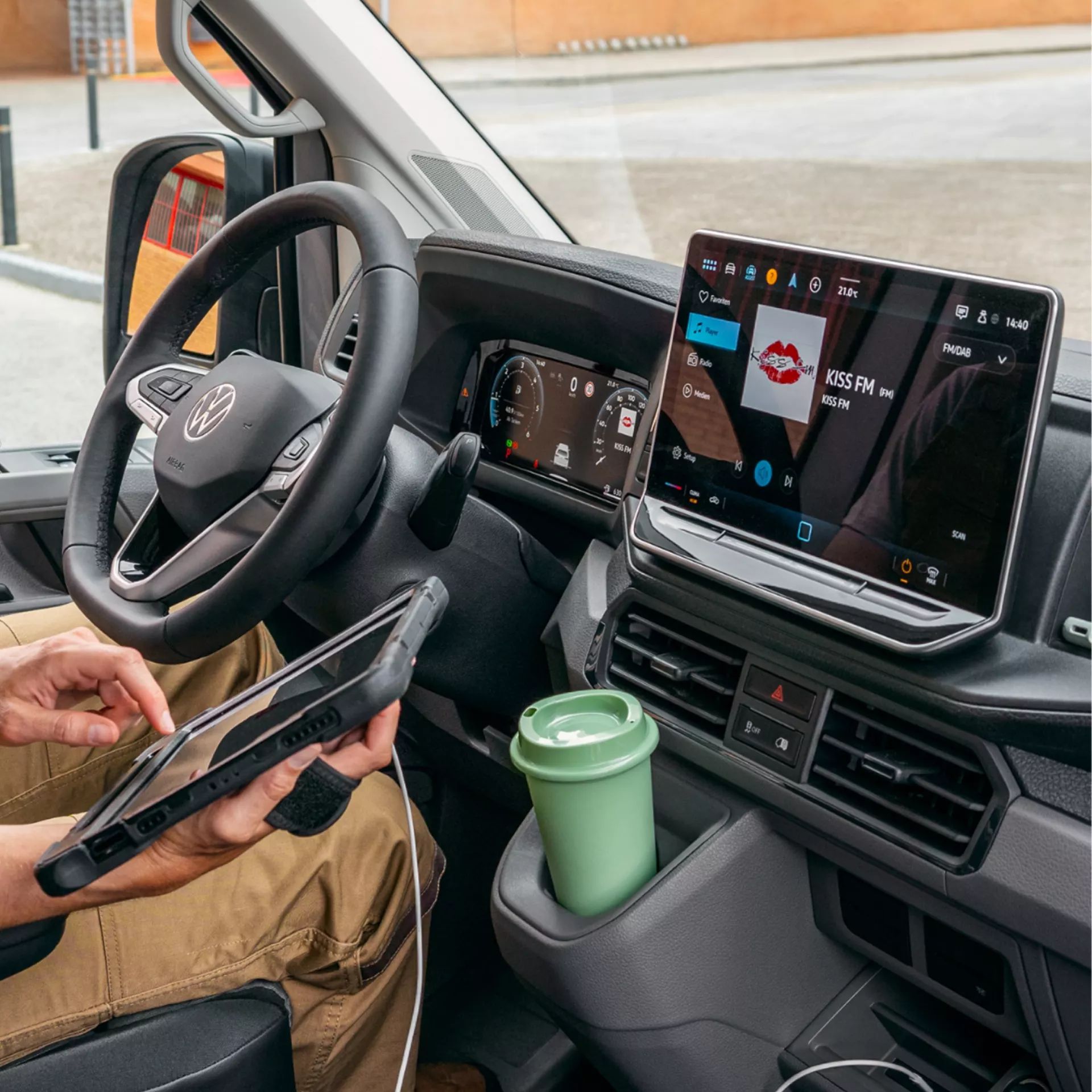 Interiér vozu Volkswagen Crafter