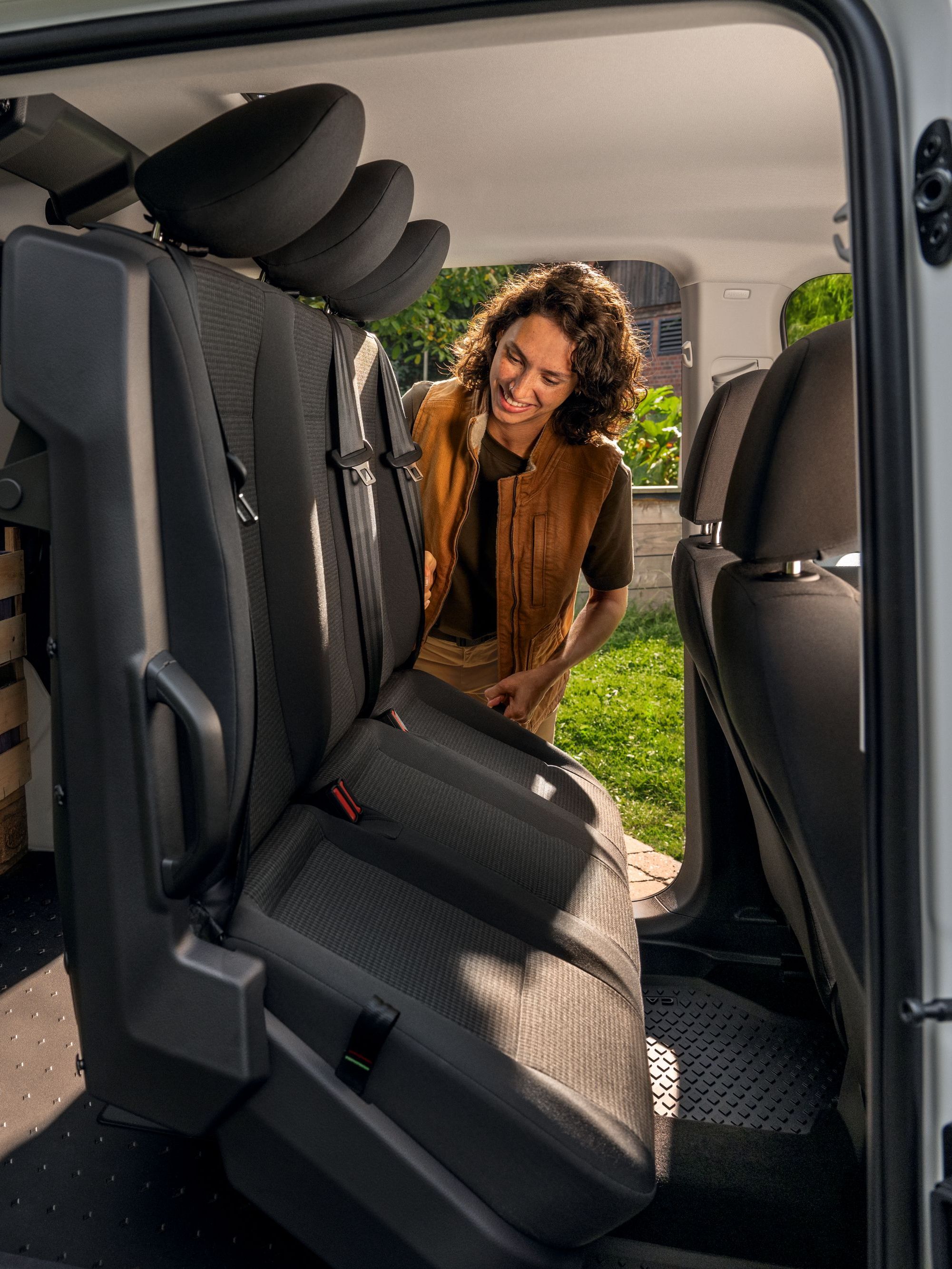 Interiér vozu Volkswagen Caddy Flexicab