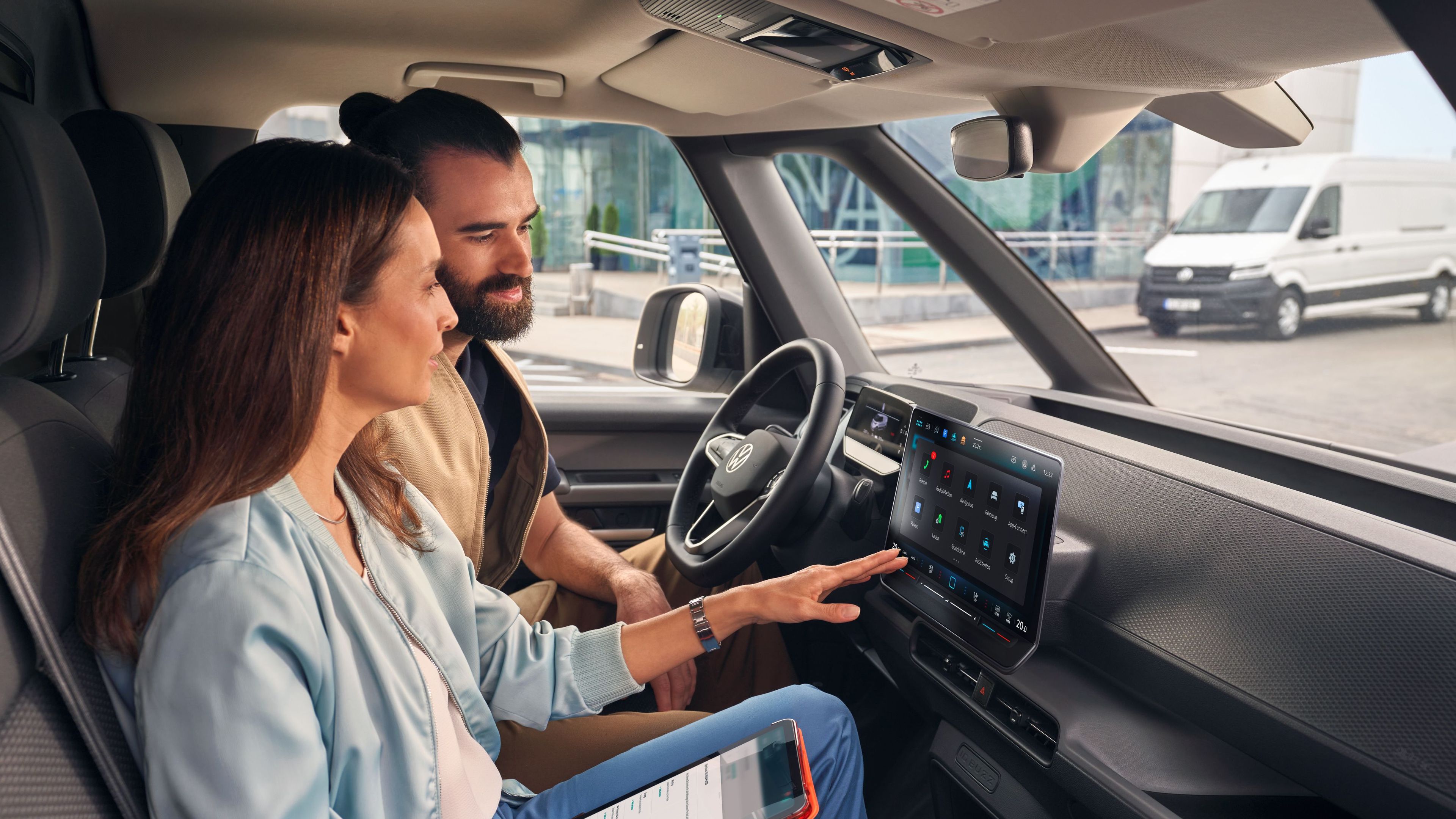 Interiér vozu Volkswagen ID. Buzz Cargo
