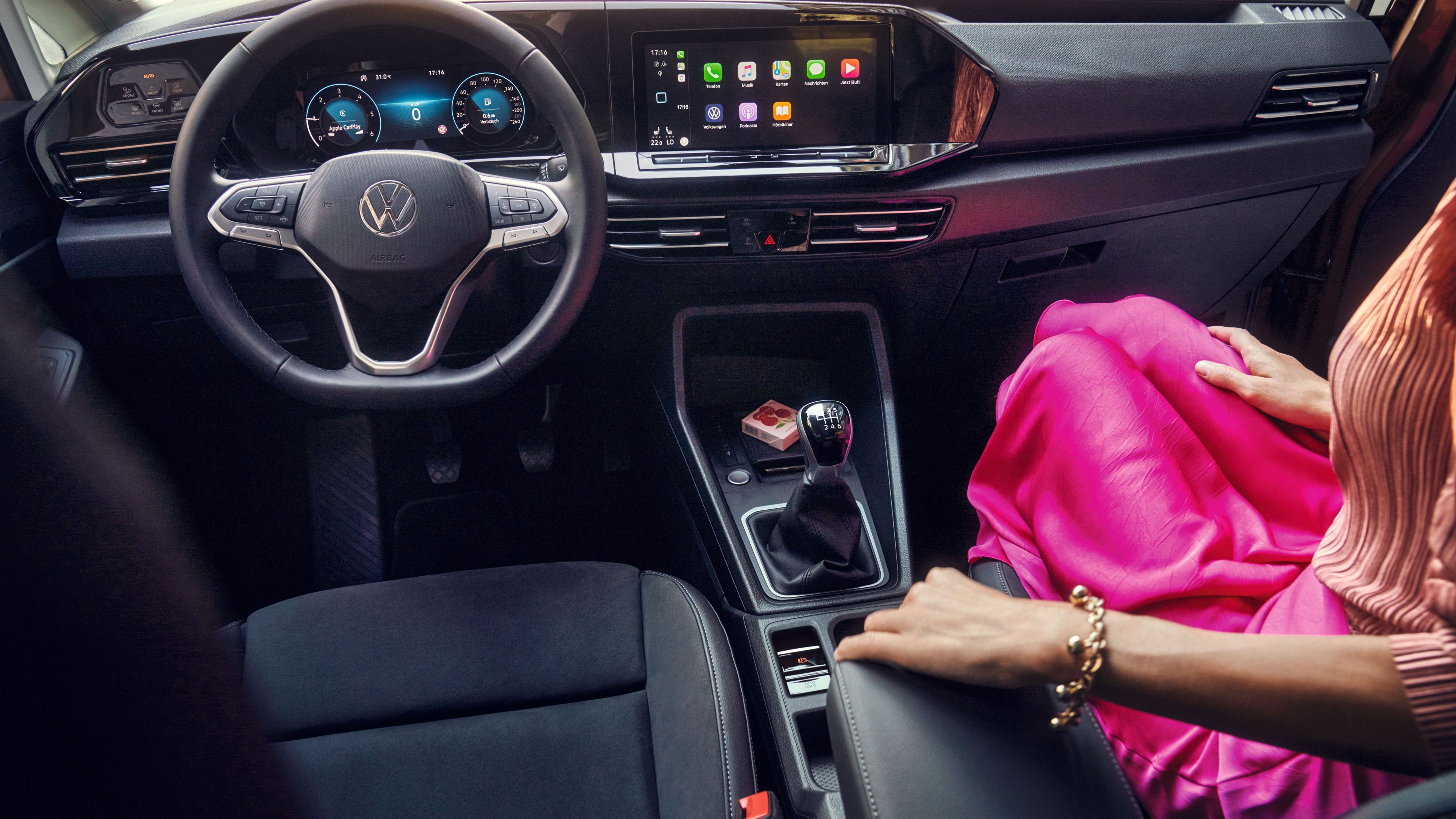 Interiér modelu Volkswagen Caddy