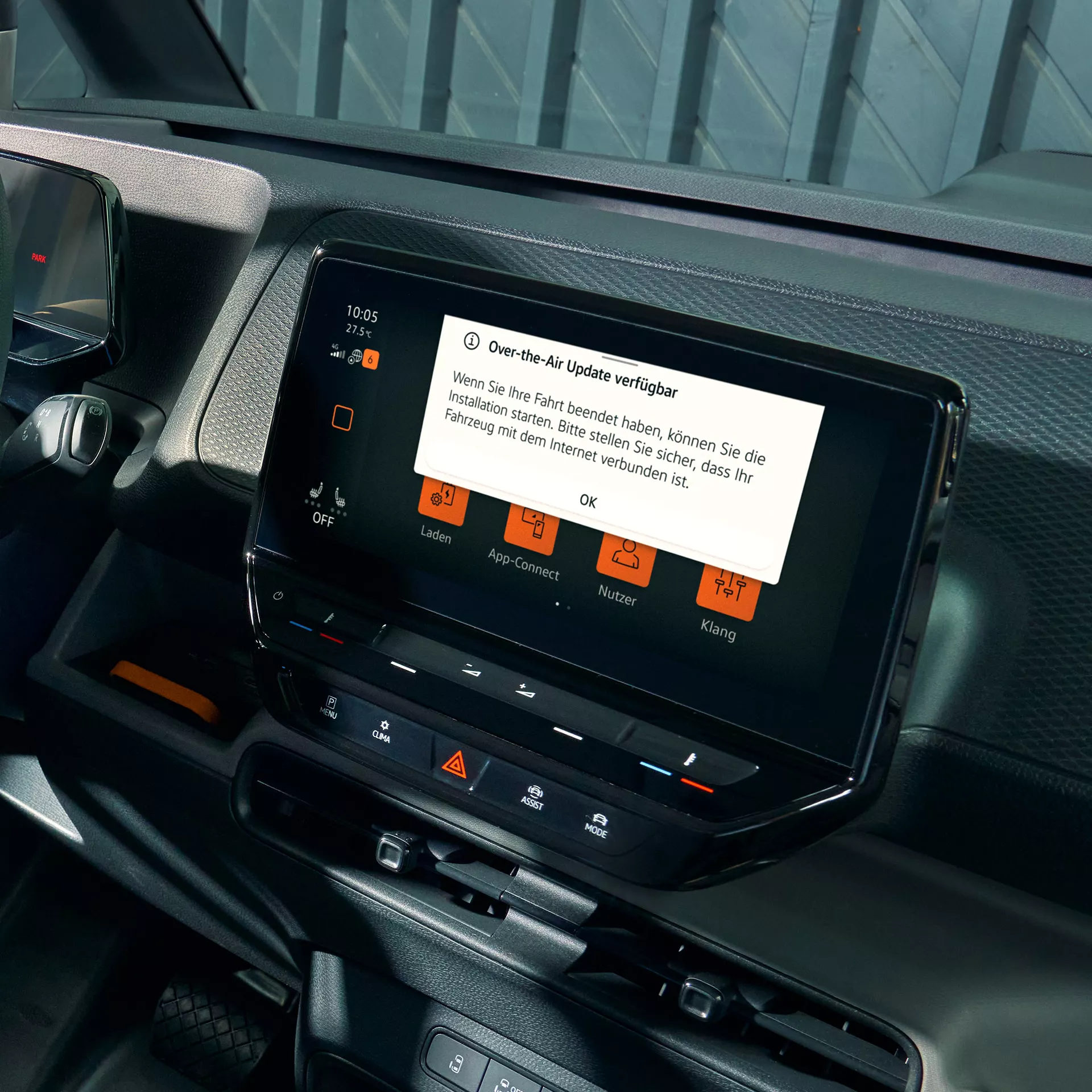 Volkswagen ID. Buzz, detail Over-the-Air aktualizace