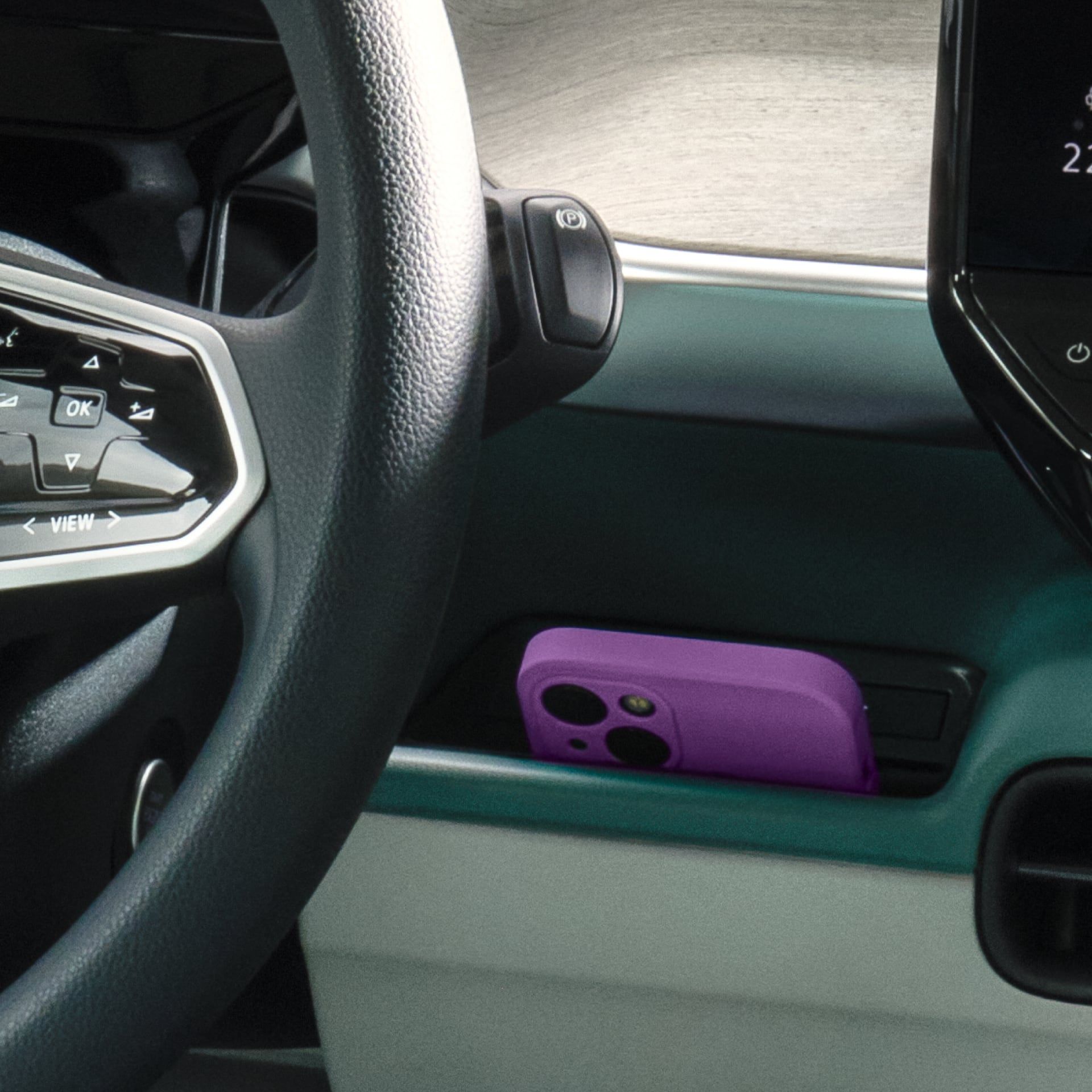 Volkswagen ID. Buzz, detail bezdrátového nabíjení