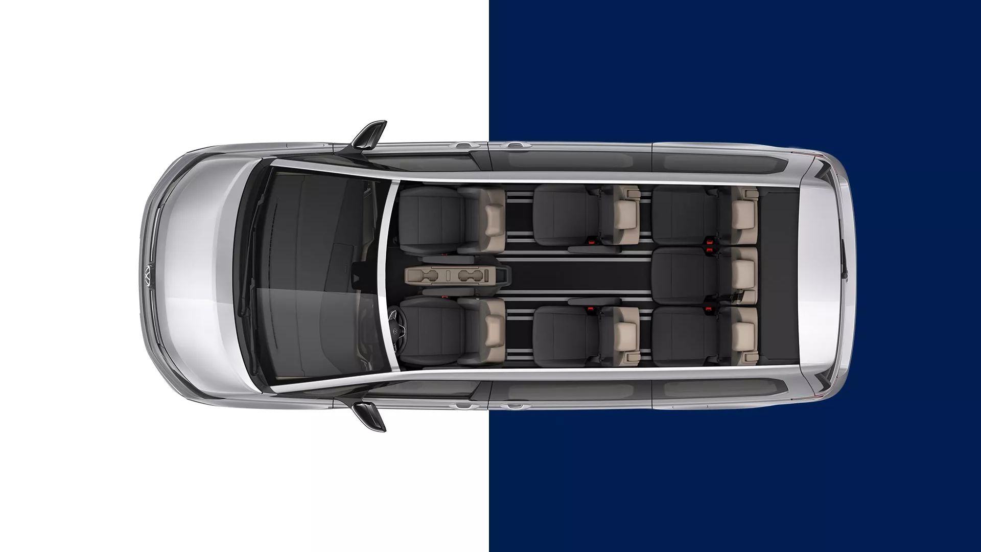 Volkswagen Multivan konfigurace sedadel