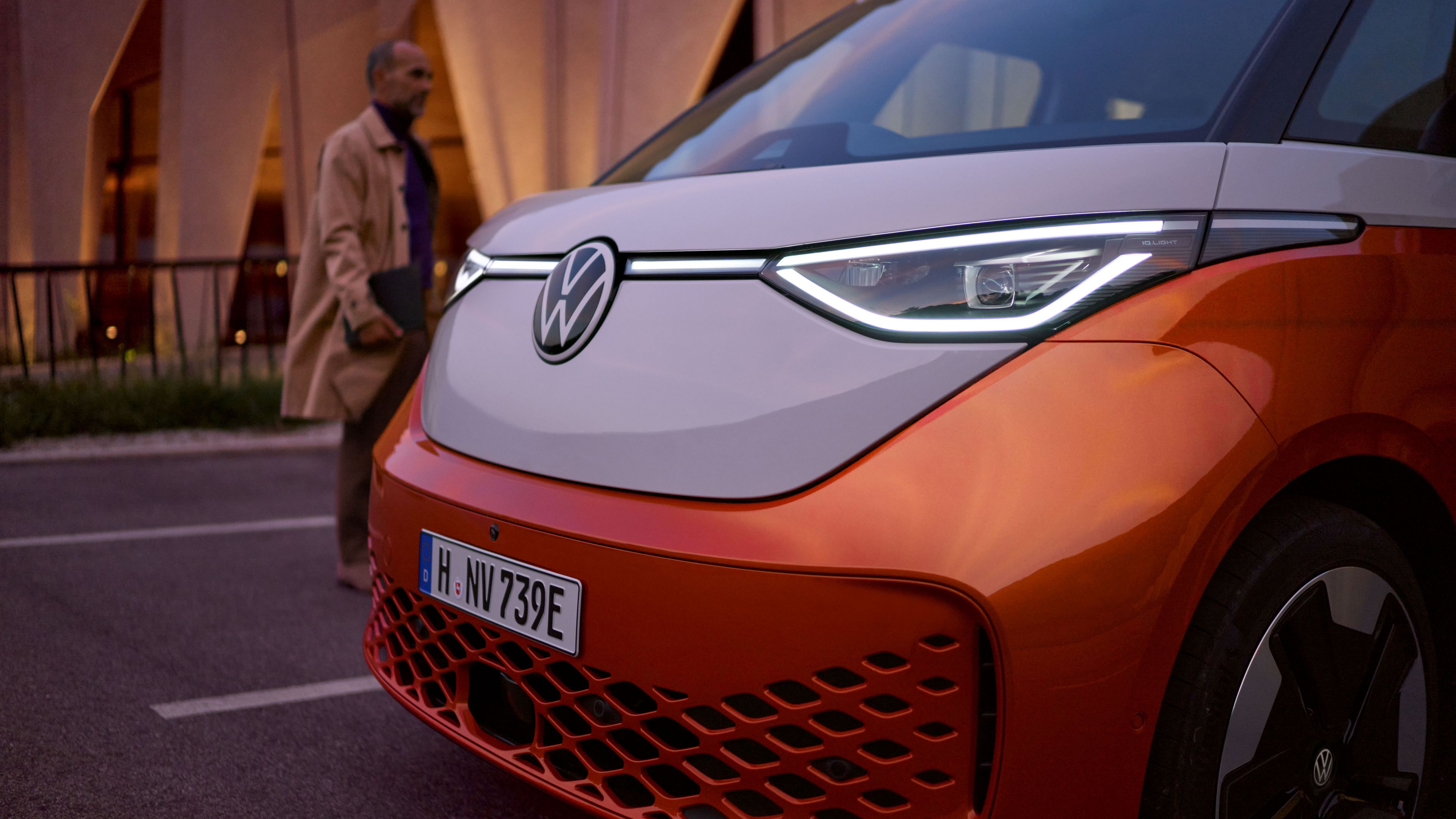 Design osvětlení modelu Volkswagen ID. Buzz