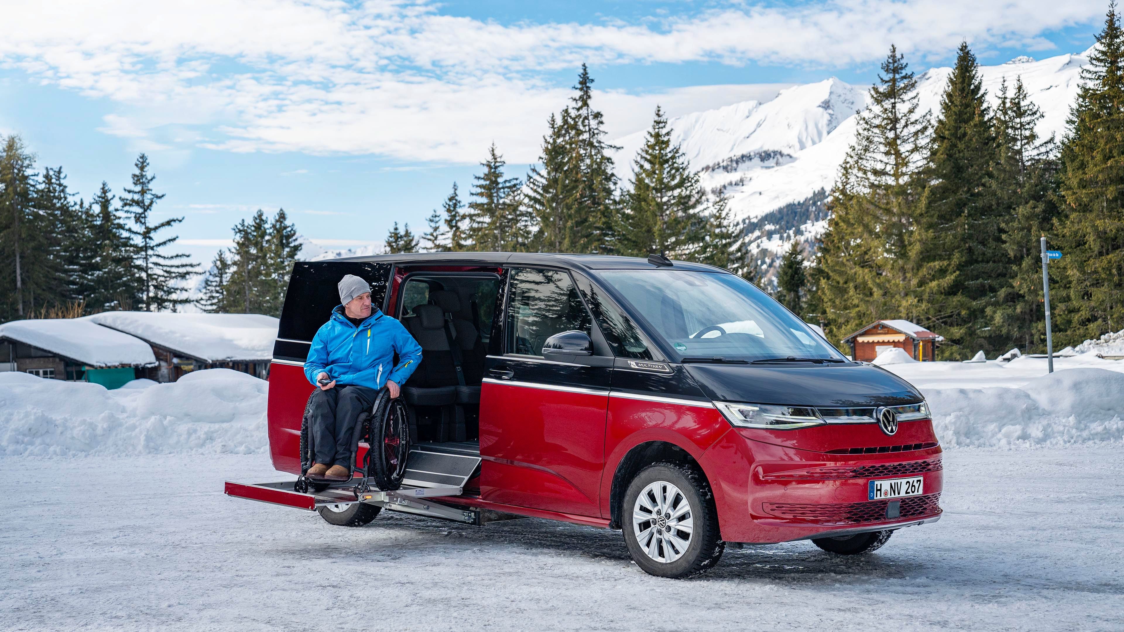 Volkswagen Multivan bez bariér