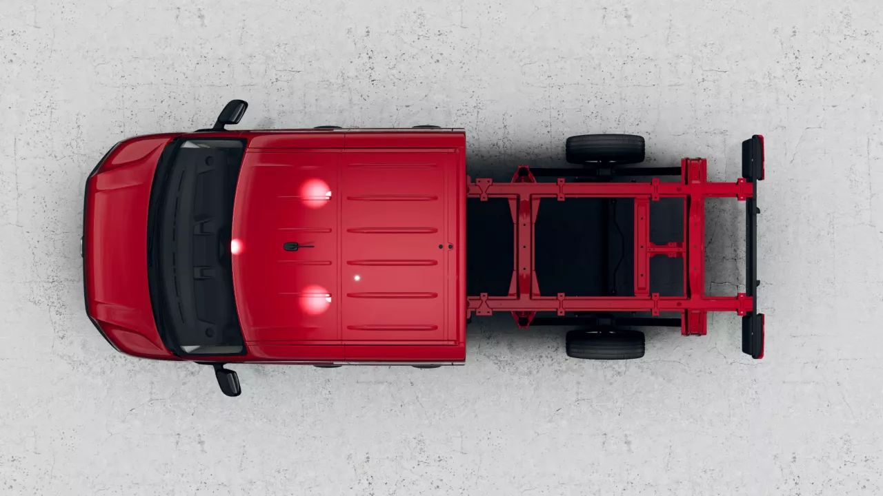 Volkswagen Crafter podvozek dvojkabina