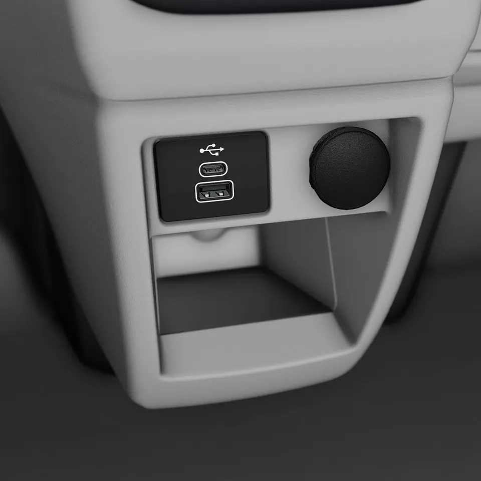 Volkswagen Transporter rozhraní a přípojky