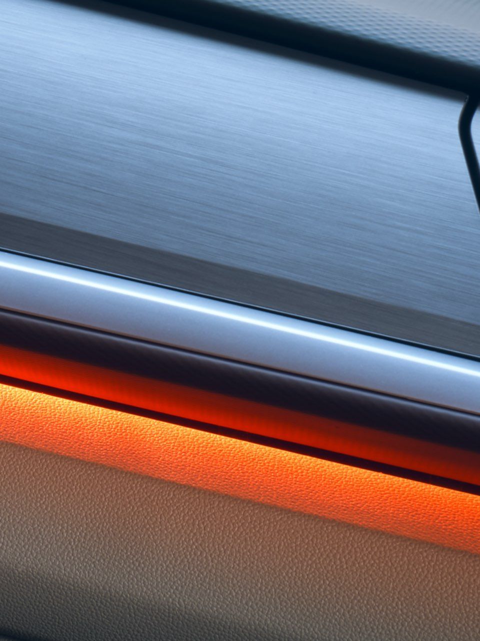 Interiér vozu Volkswagen Multivan, ambientní osvětlení