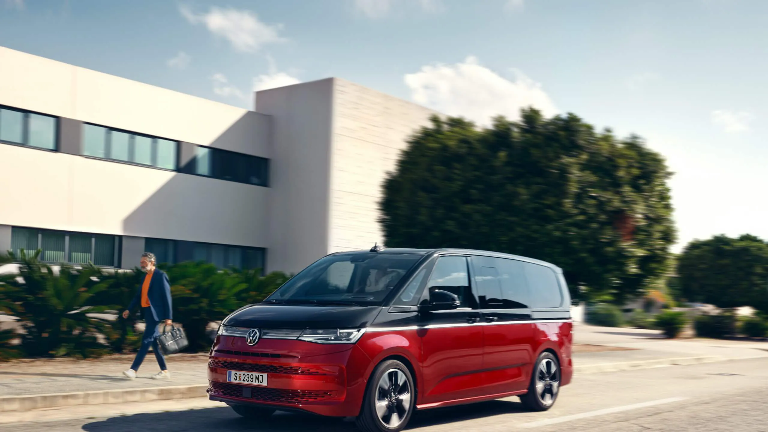 Volkswagen Multivan za jízdy