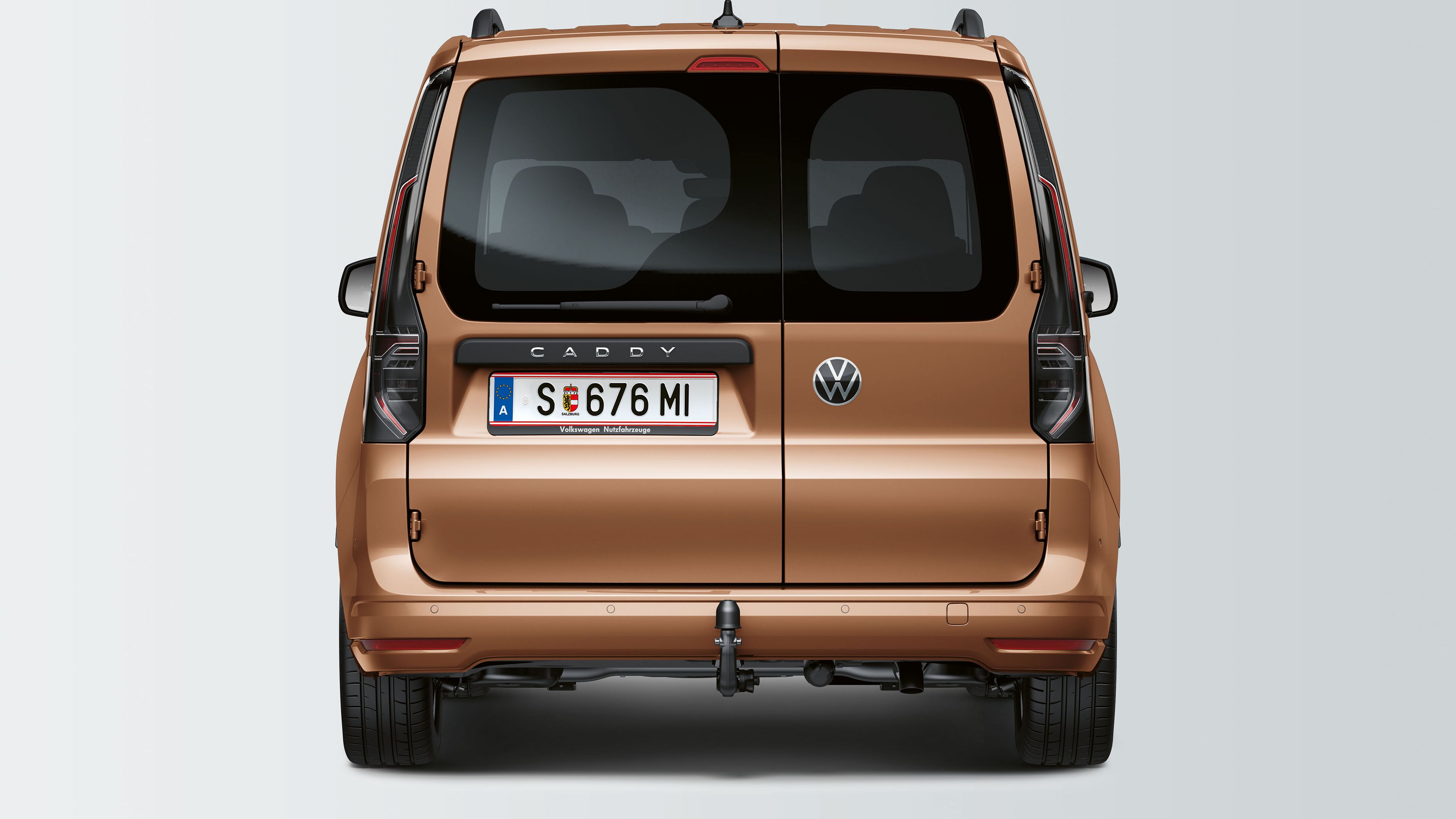 Volkswagen Caddy, detail zadní křídlové dveře