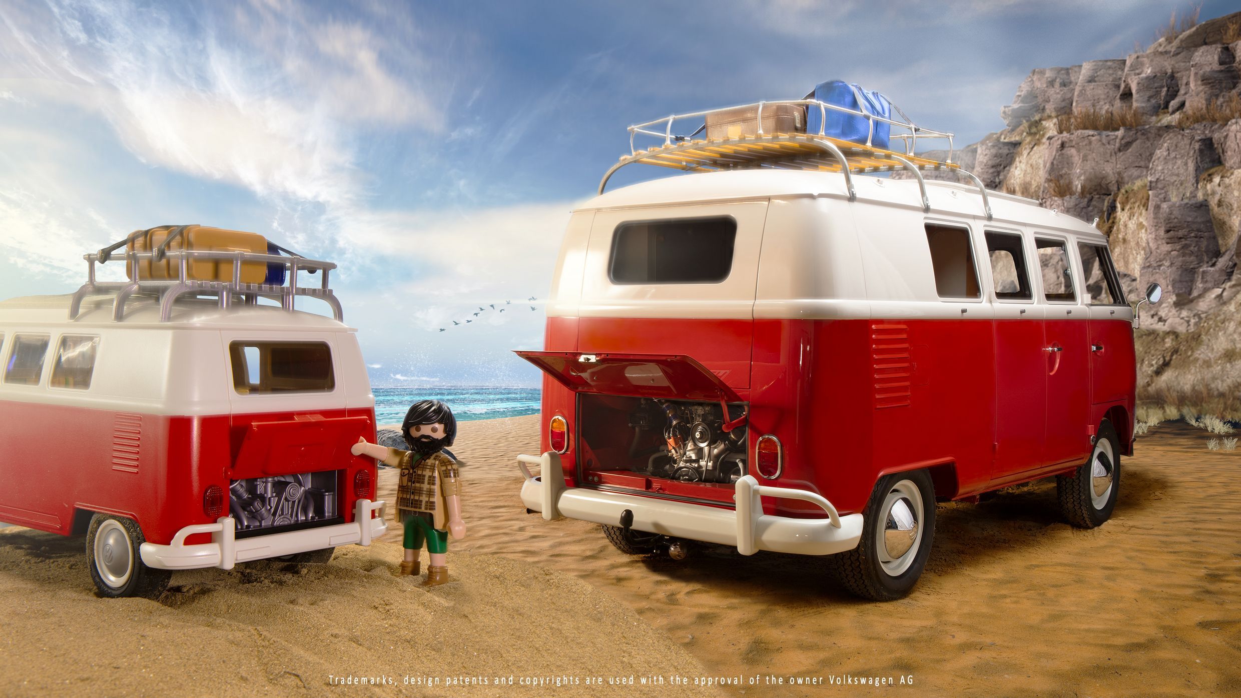 Miláčku, zmenšil se nám Bulli: Kultovní VW je poprvé k dispozici také jako miniatura od firmy PLAYMOBIL