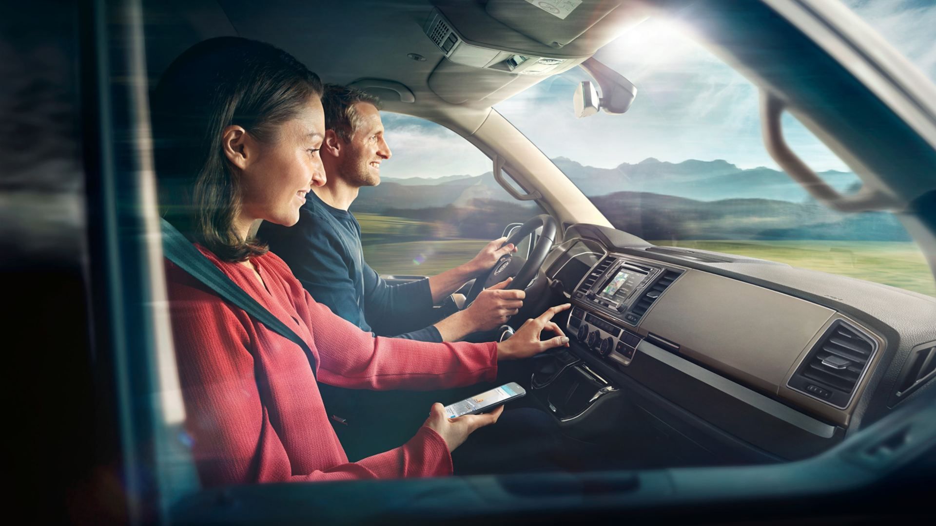 Interiér vozu Volkswagen