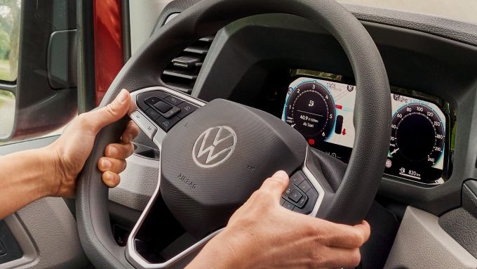 Interiér vozu Volkswagen Crafter