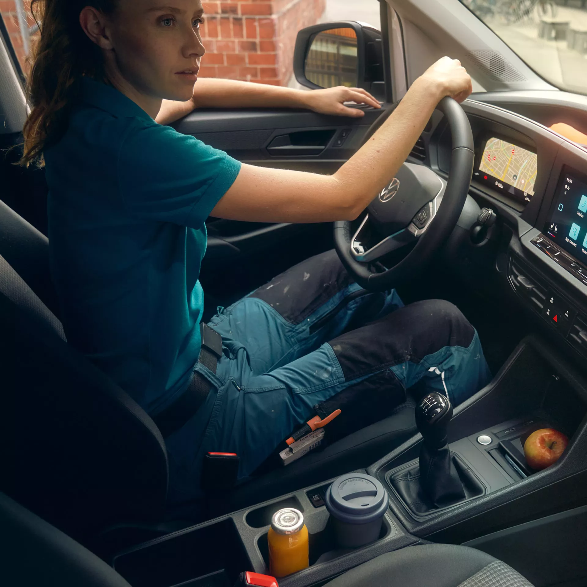 Interiér vozu Volkswagen Caddy Cargo