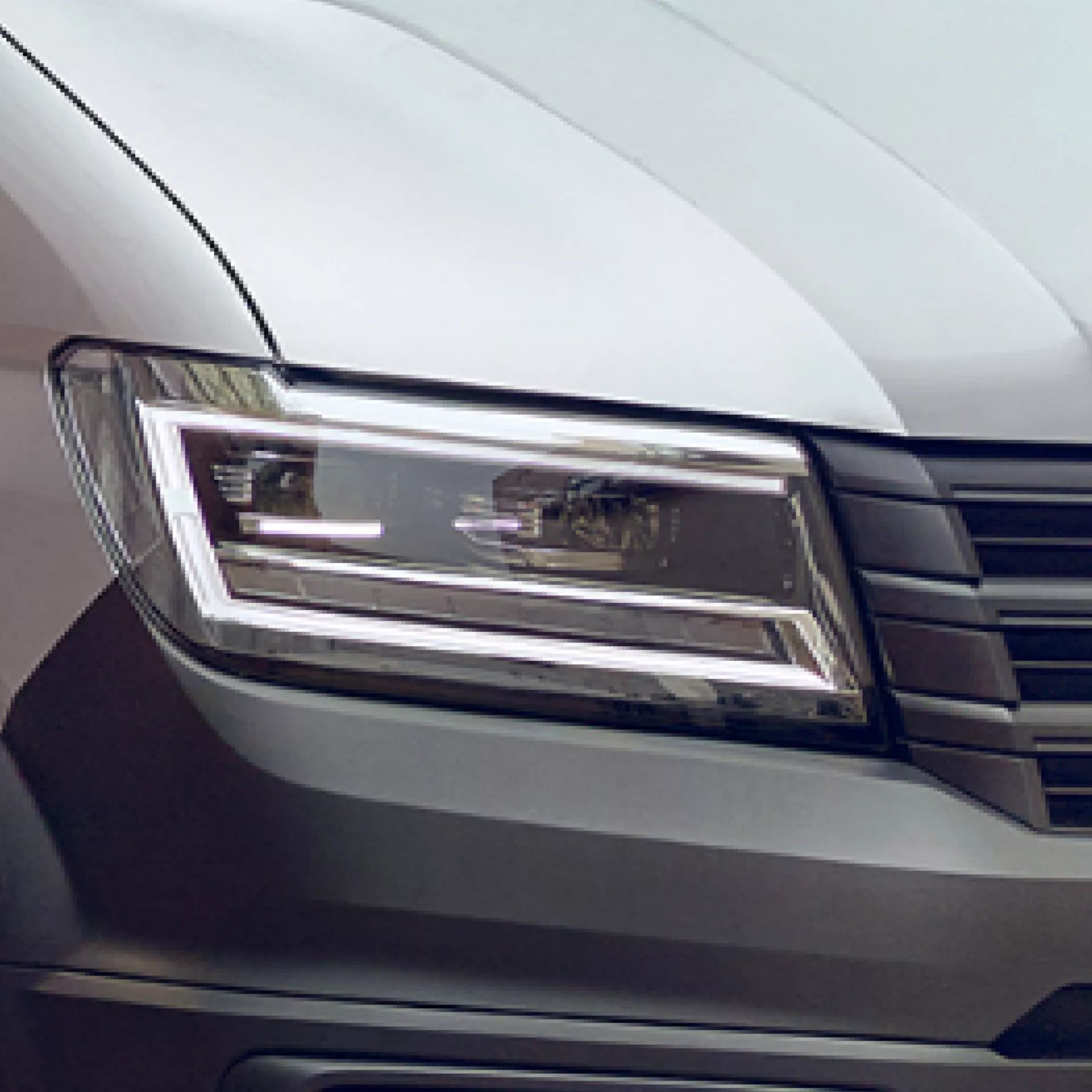 Volkswagen Crafter, detail na světla