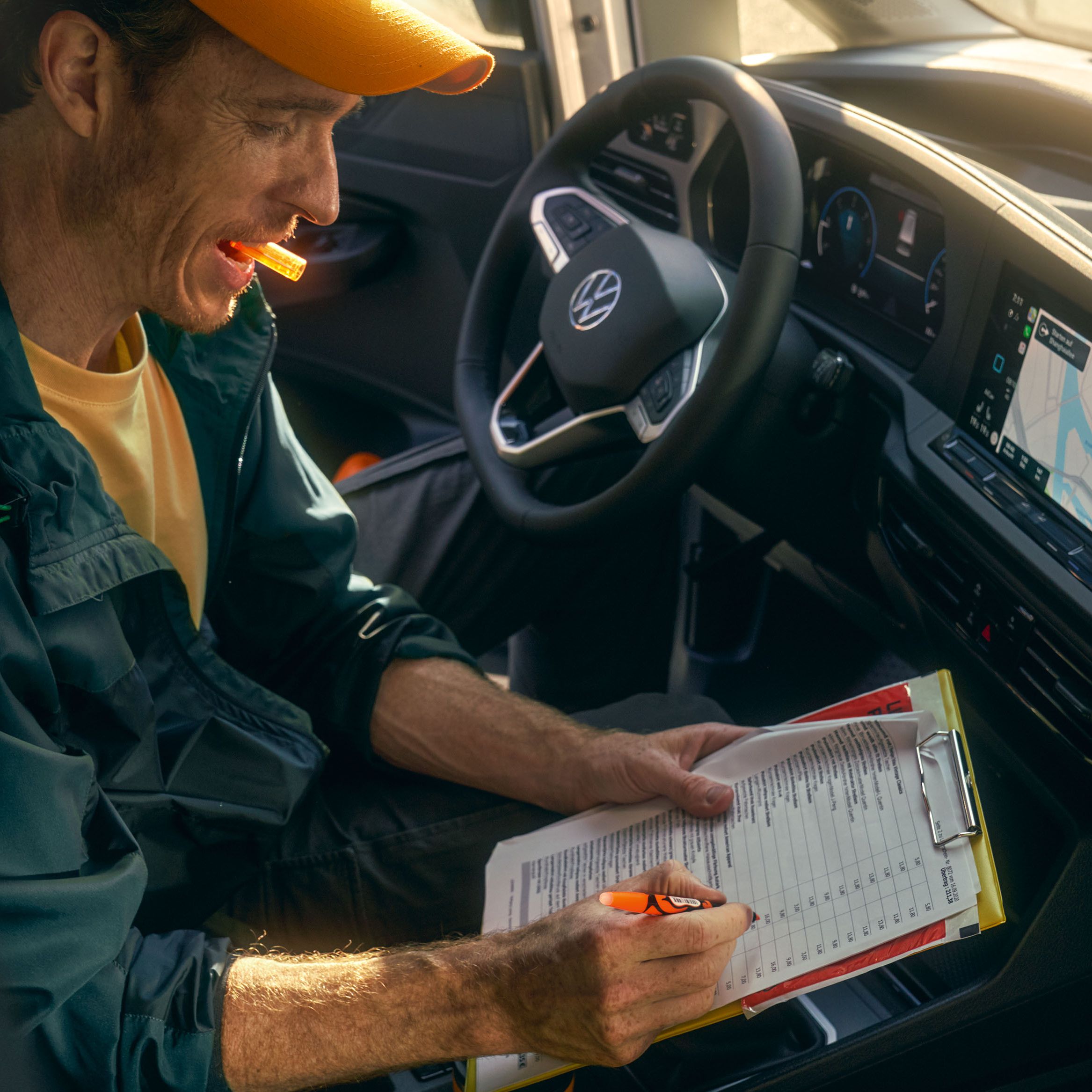 Interiér vozu Volkswagen Caddy Cargo