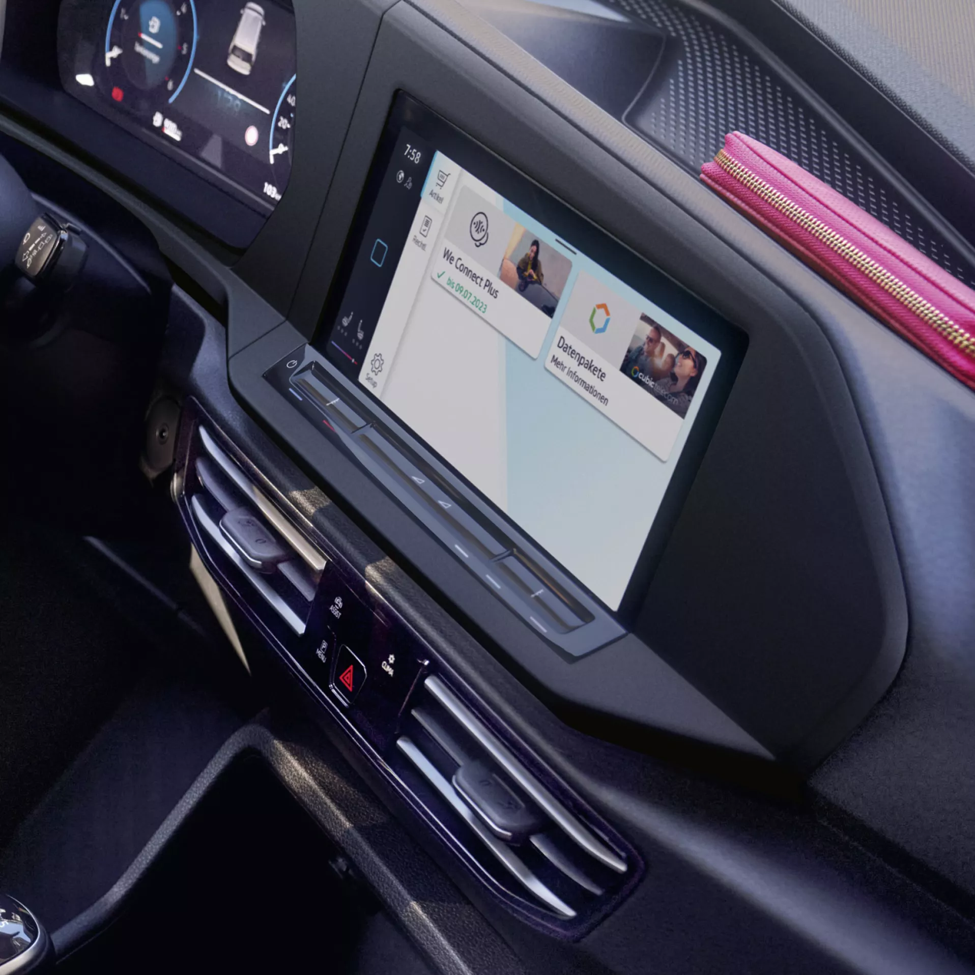 Volkswagen Caddy, detail VW Connect Plus