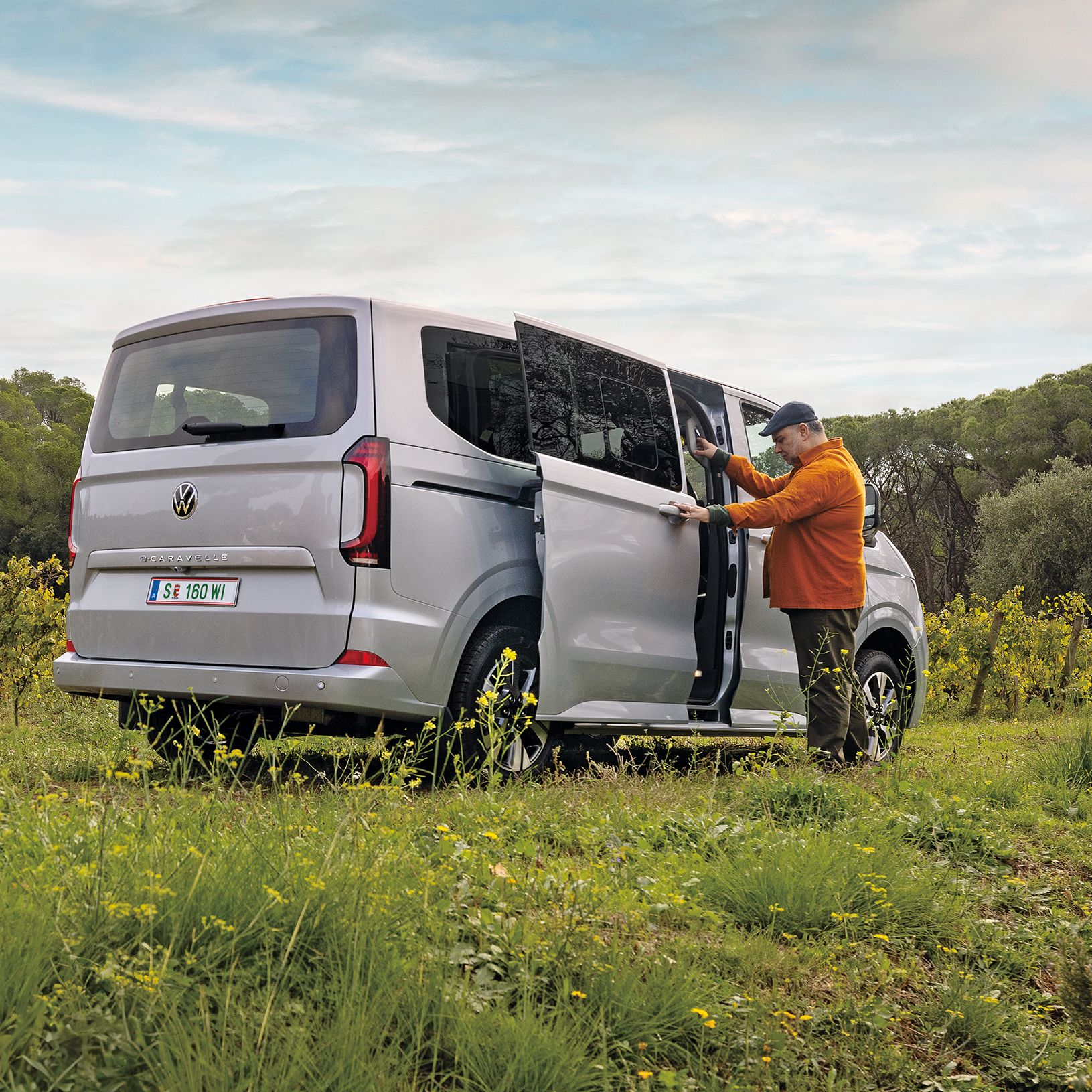 Volkswagen Caravelle v přírodě