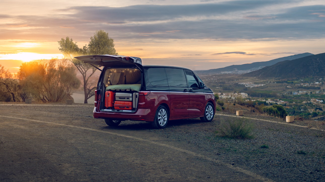 Volkswagen Multivan, otevřený kufr