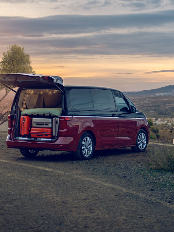 Volkswagen Multivan, otevřený kufr
