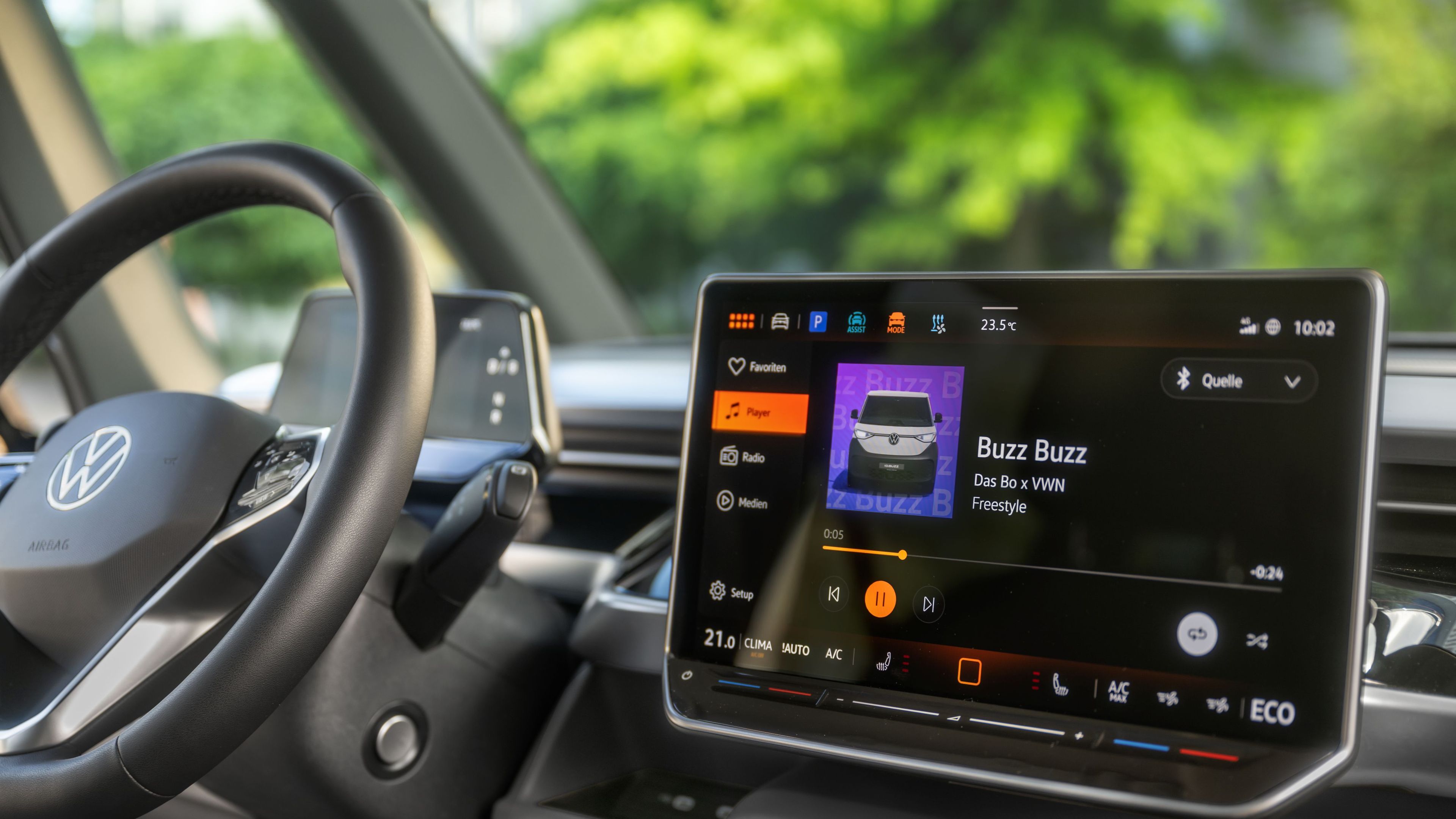 Interiér vozu Volkswagen ID. Buzz