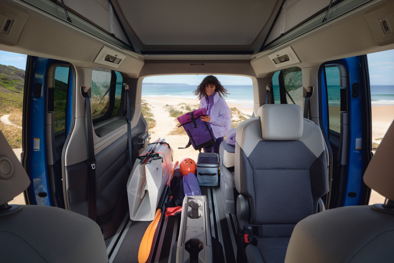 Interiér vozu Volkswagen California