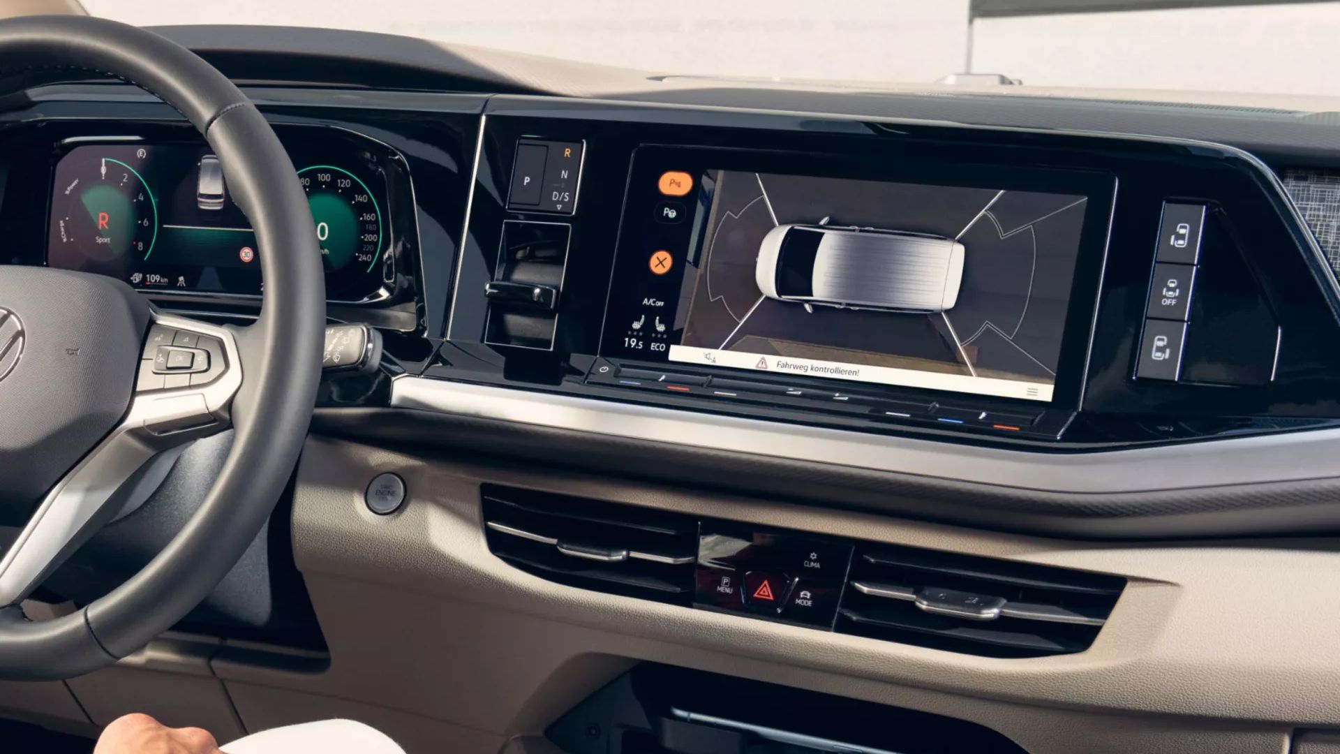 Volkswagen Multivan, detail parkovací asistent