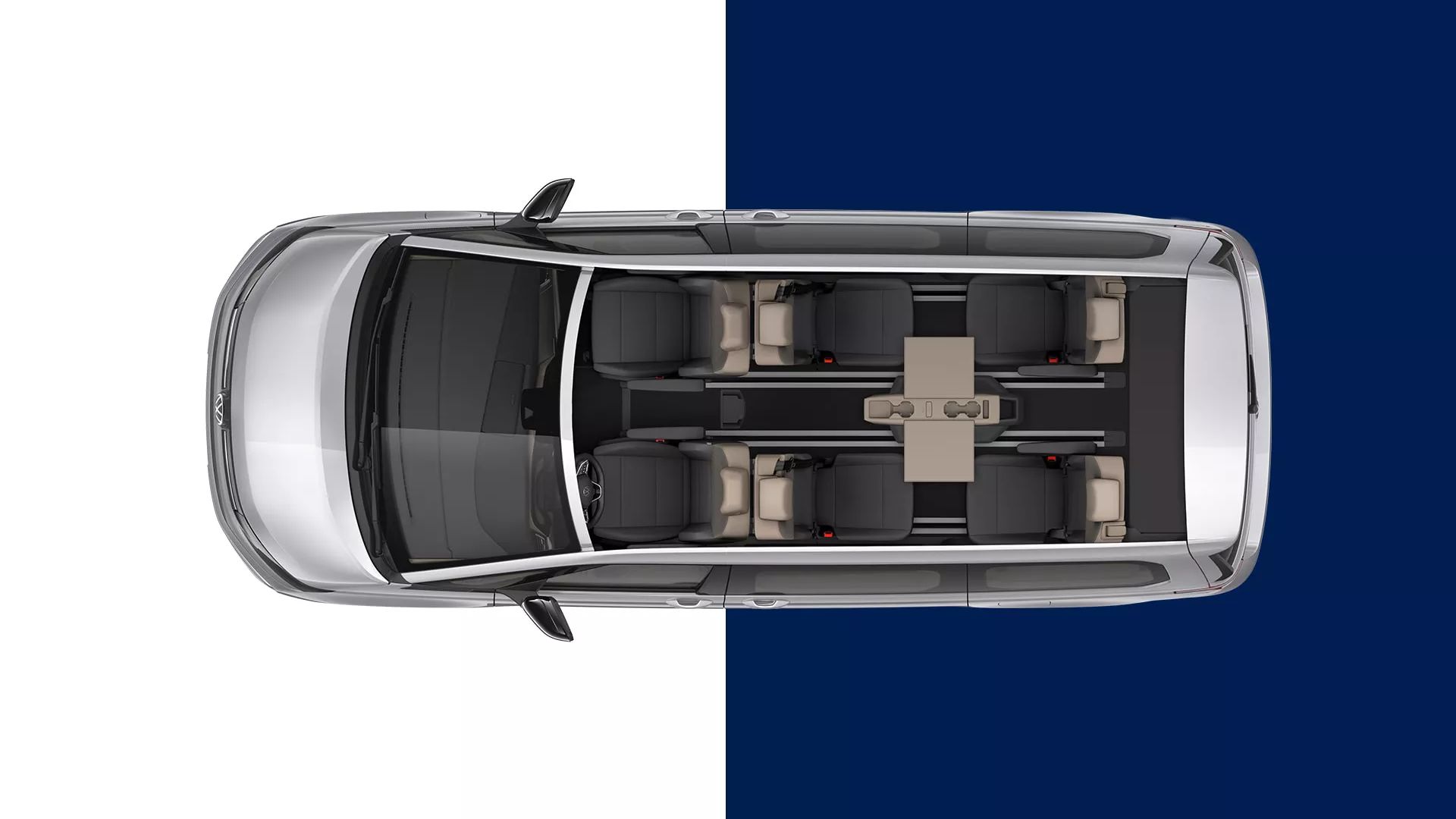 Volkswagen Multivan konfigurace sedadel