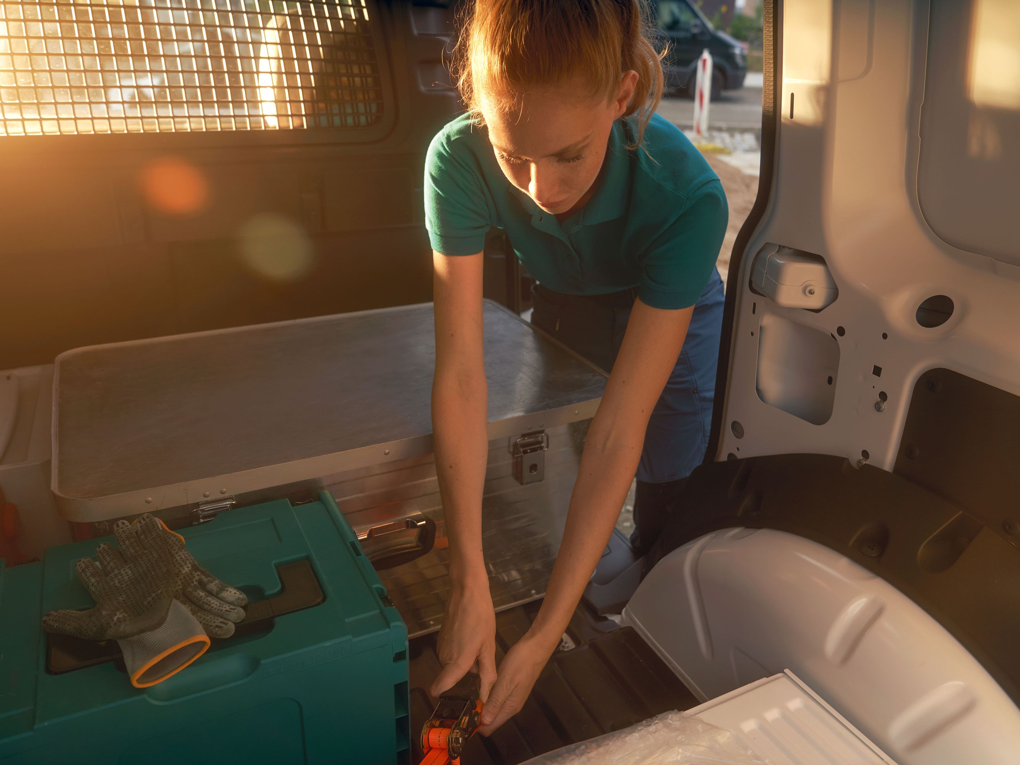 Nákladový prostor vozu Caddy Cargo