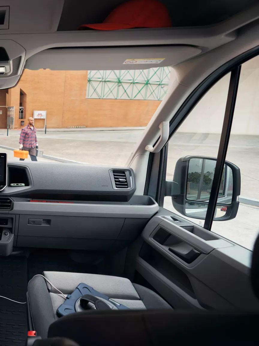 Interiér vozu Volkswagen Crafter