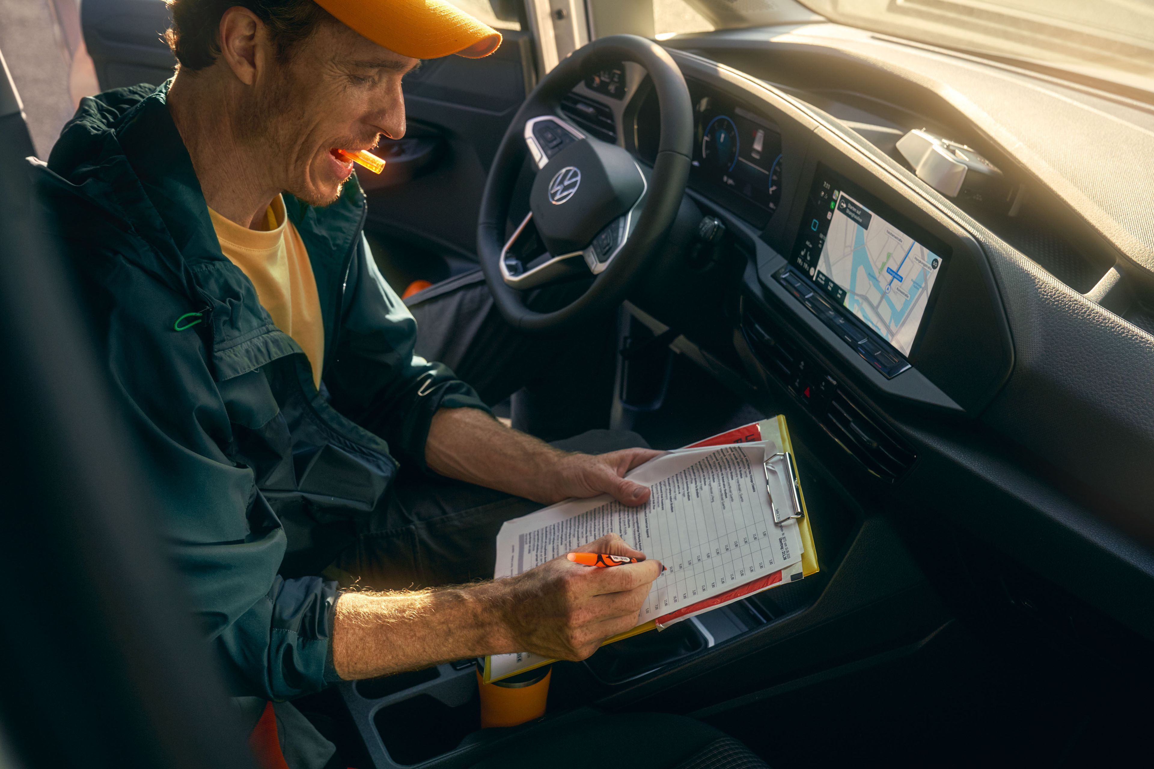 Interiér vozu Volkswagen Caddy Cargo