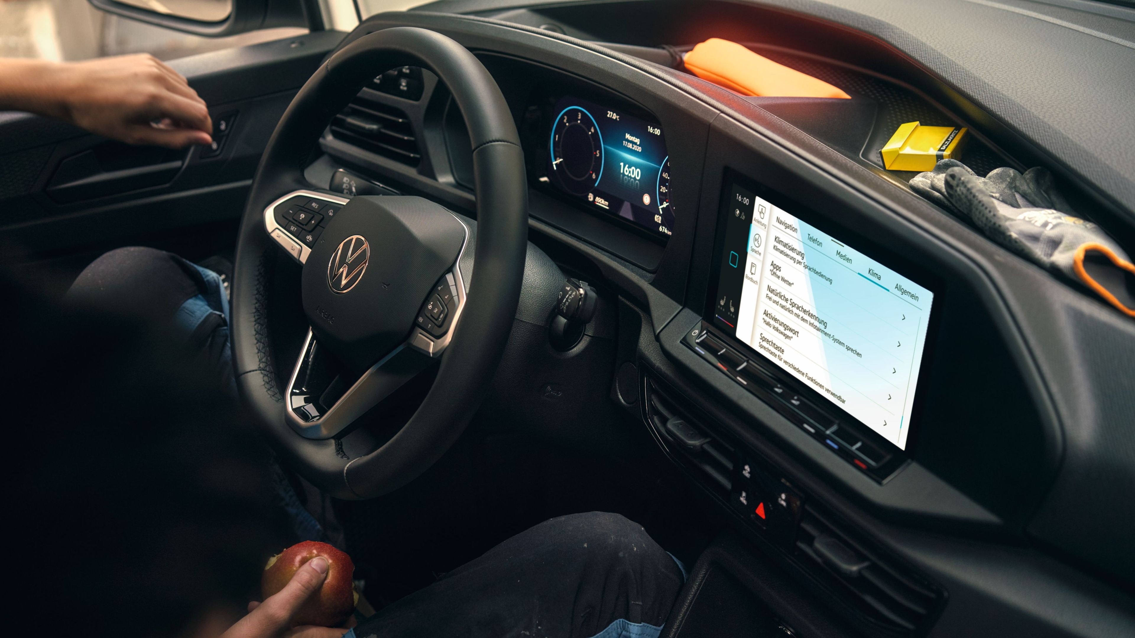 Interiér vozu Volkswagen Caddy Cargo