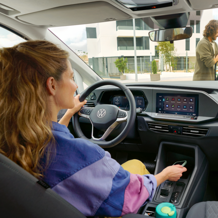 Interiér vozu Volkswagen Caddy