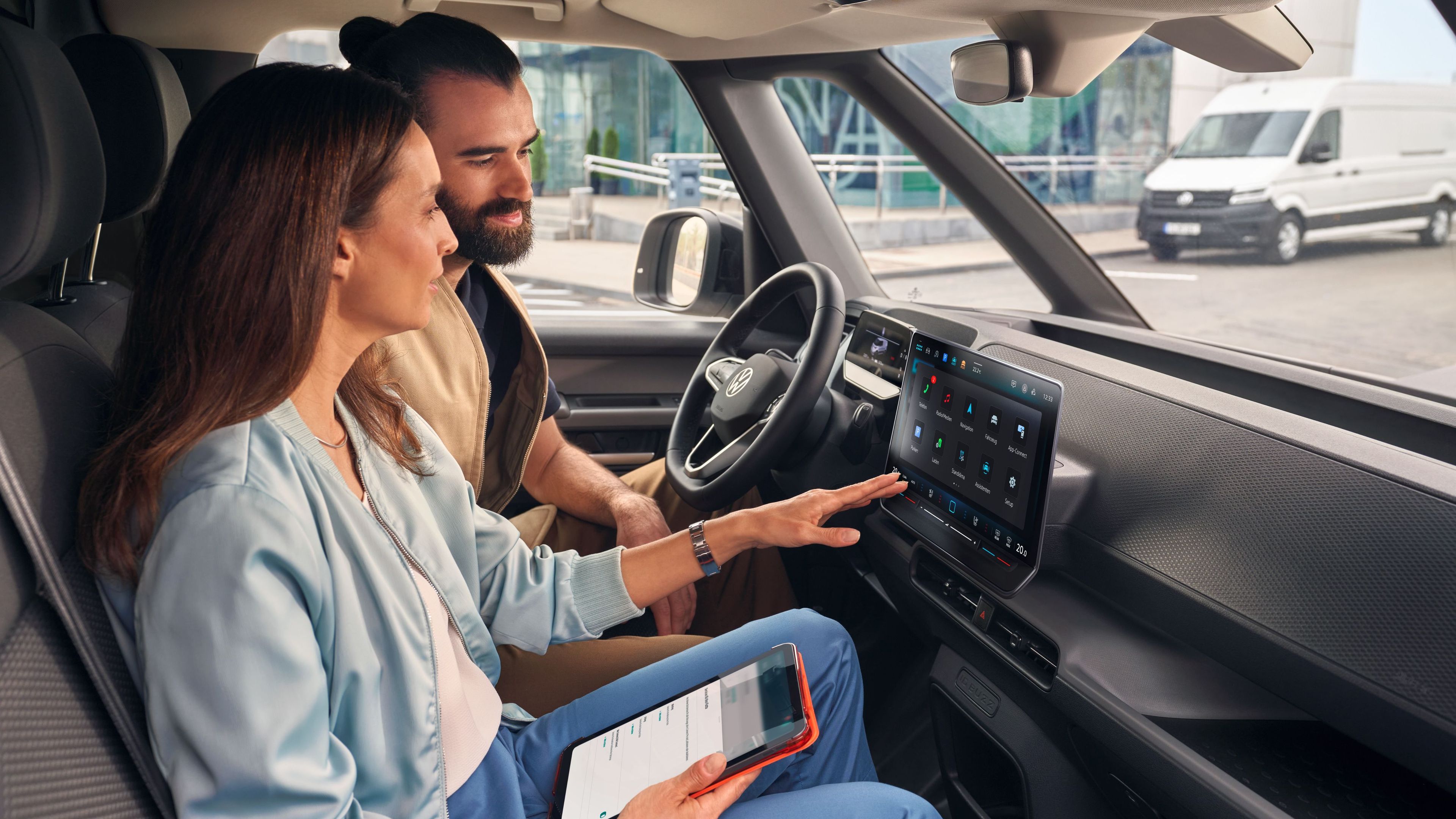 Interiér vozu Volkswagen ID. Buzz Cargo