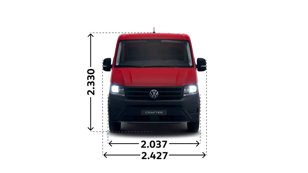 Volkswagen Crafter podvozek dvojkabina