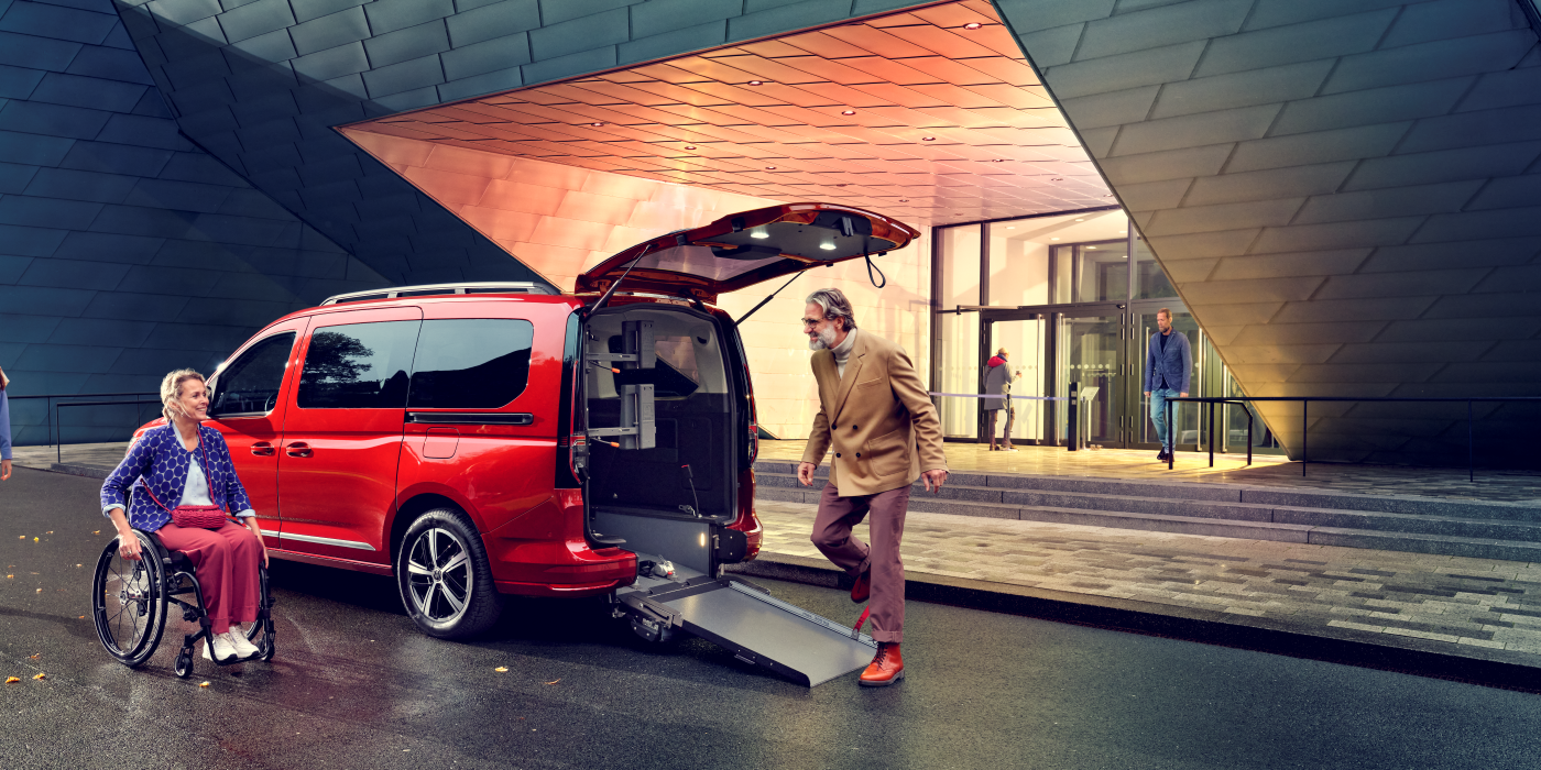 Volkswagen Caddy bez bariér