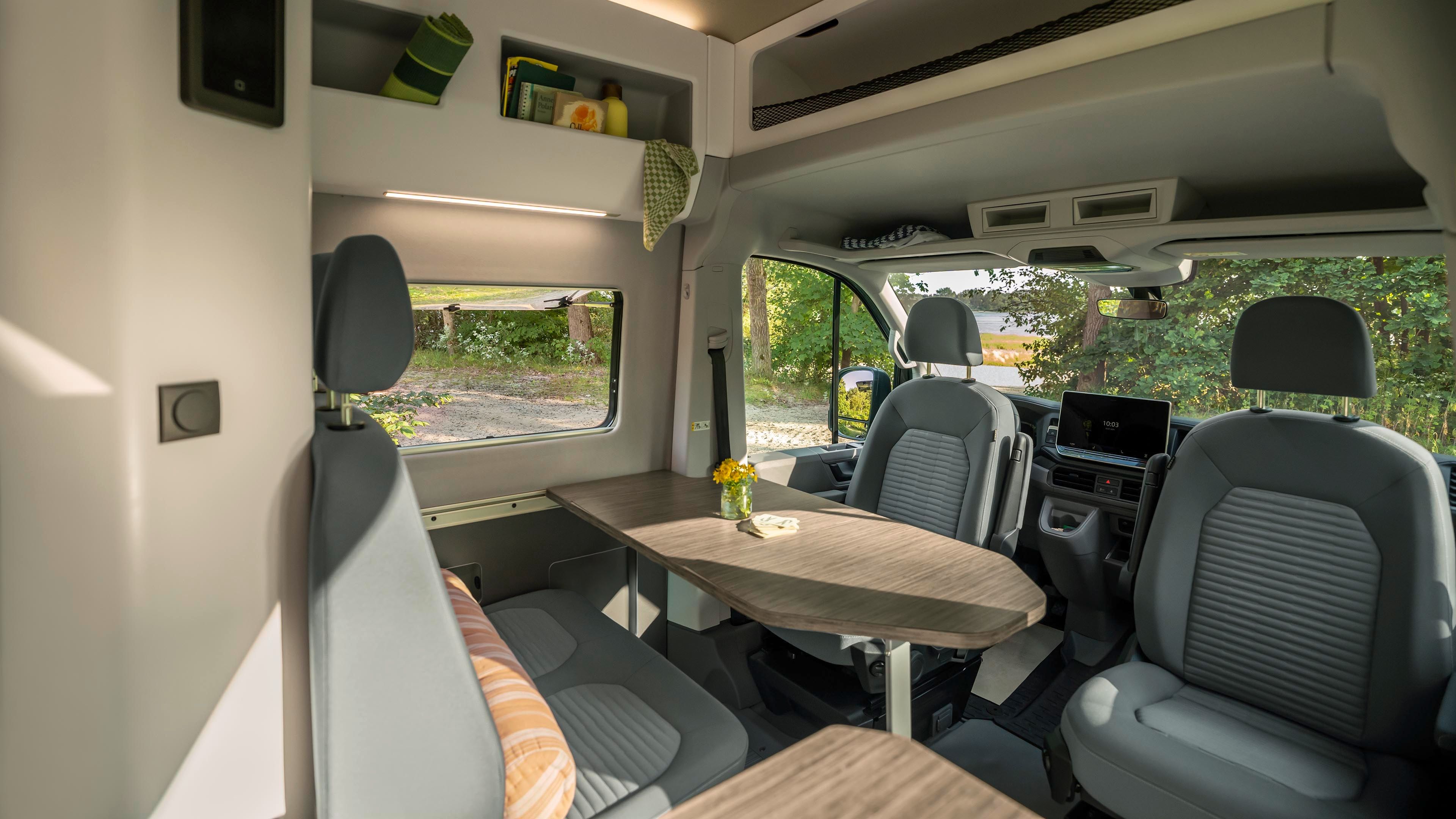 Interiér vozu Volkswagen Grand California